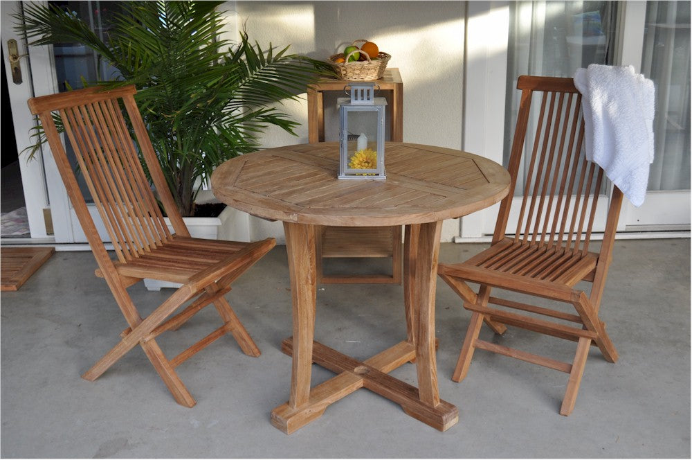 Descanso Bristol 3-Pc Dining Table Set.