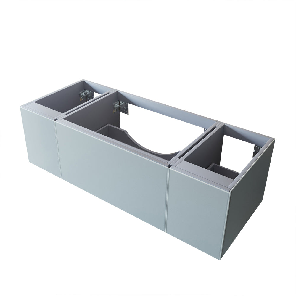 Vitri 54" Wall Hung Bathroom Vanity Cabinet