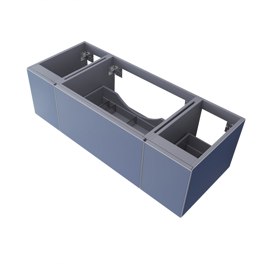 Vitri 54" Wall Hung Bathroom Vanity Cabinet