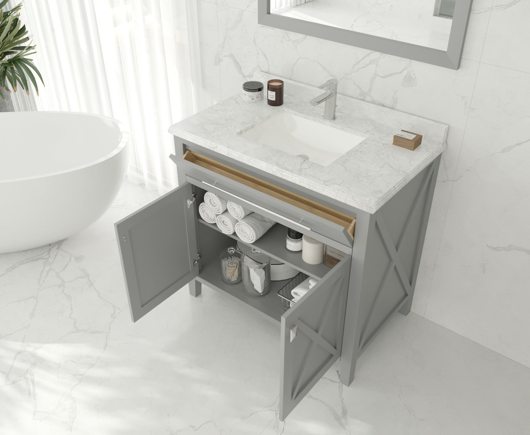 Wimbledon 36" Bathroom Vanity Cabinet