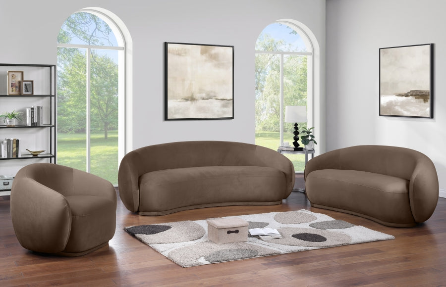 Emery 77" Velvet Upholstered Loveseat