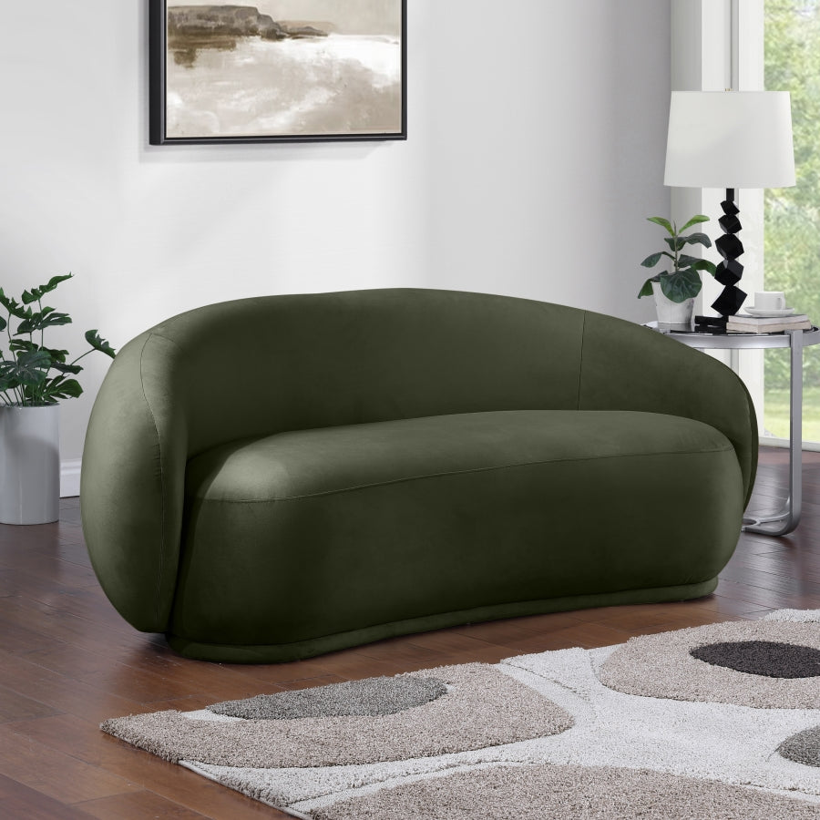 Emery 77" Velvet Upholstered Loveseat