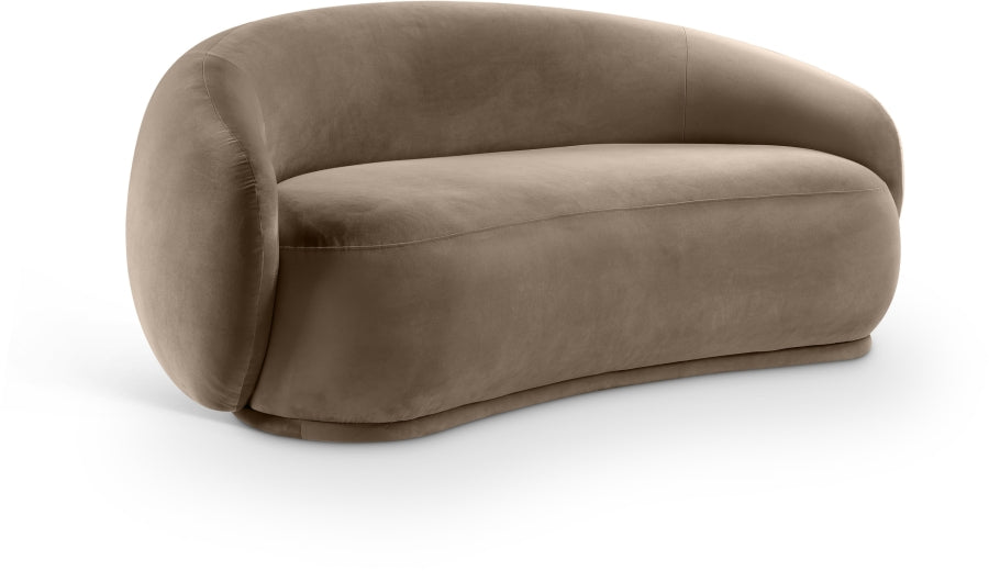 Emery 77" Velvet Upholstered Loveseat