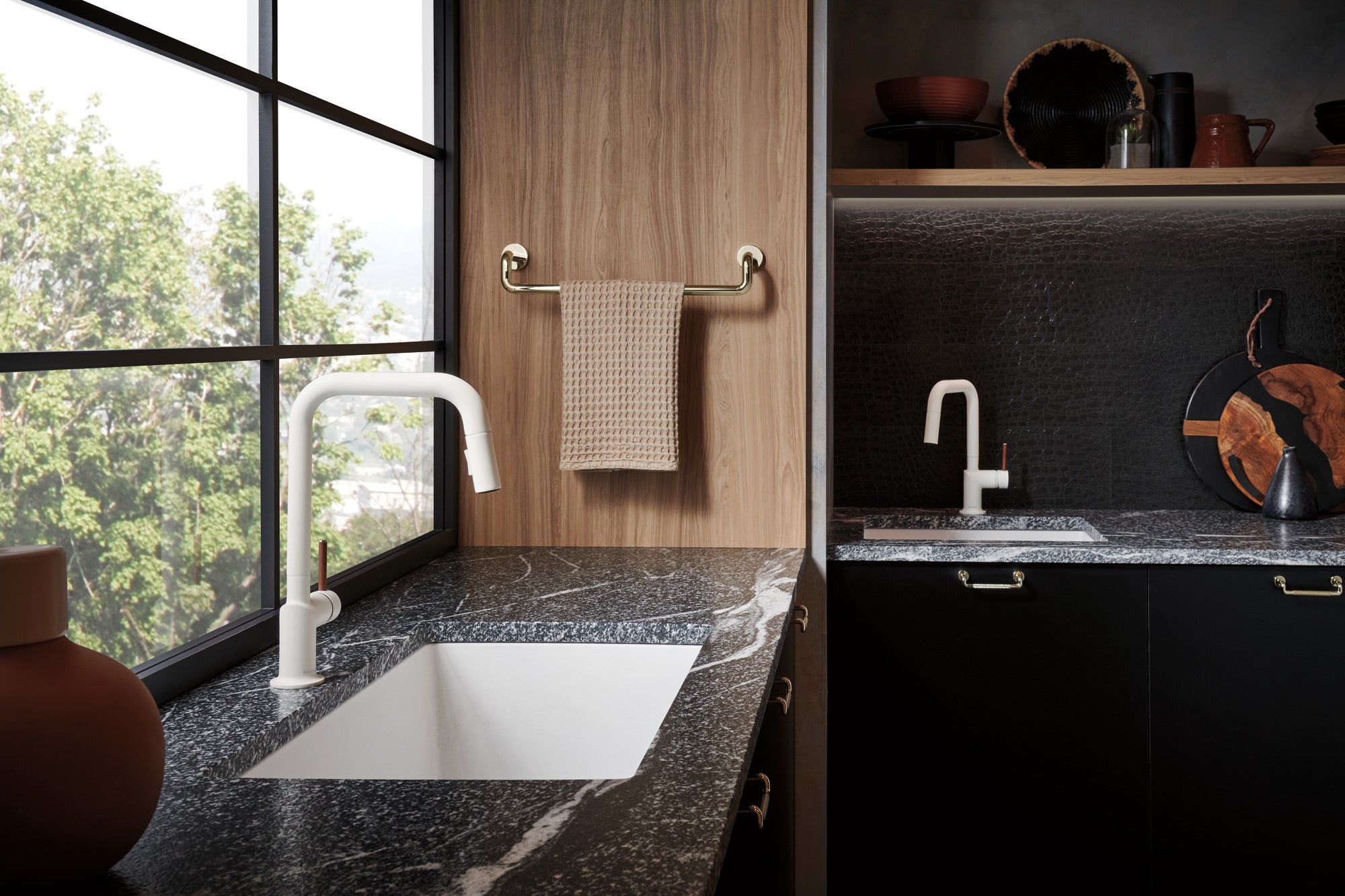 Brizo Jason Wu for Brizo™ Pull-Down Prep Kitchen Faucet with Square ...