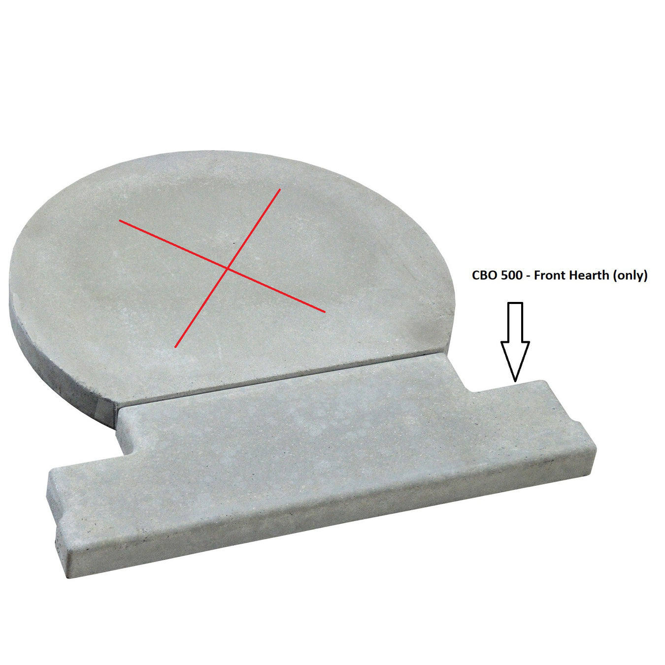 CBO-500 Front Hearth Replacement
