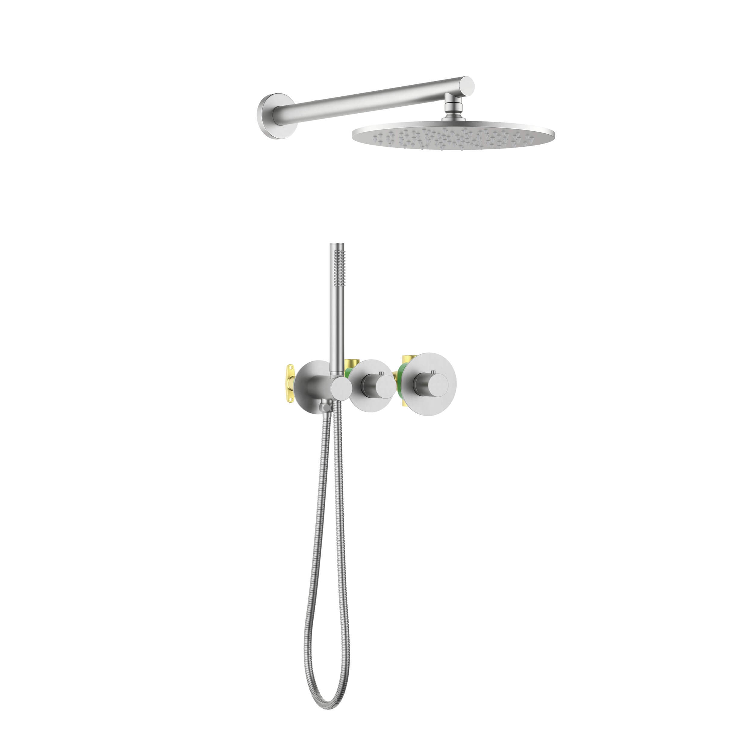 Halo 2 Way Thermostatic Shower System With Rough-in Valve