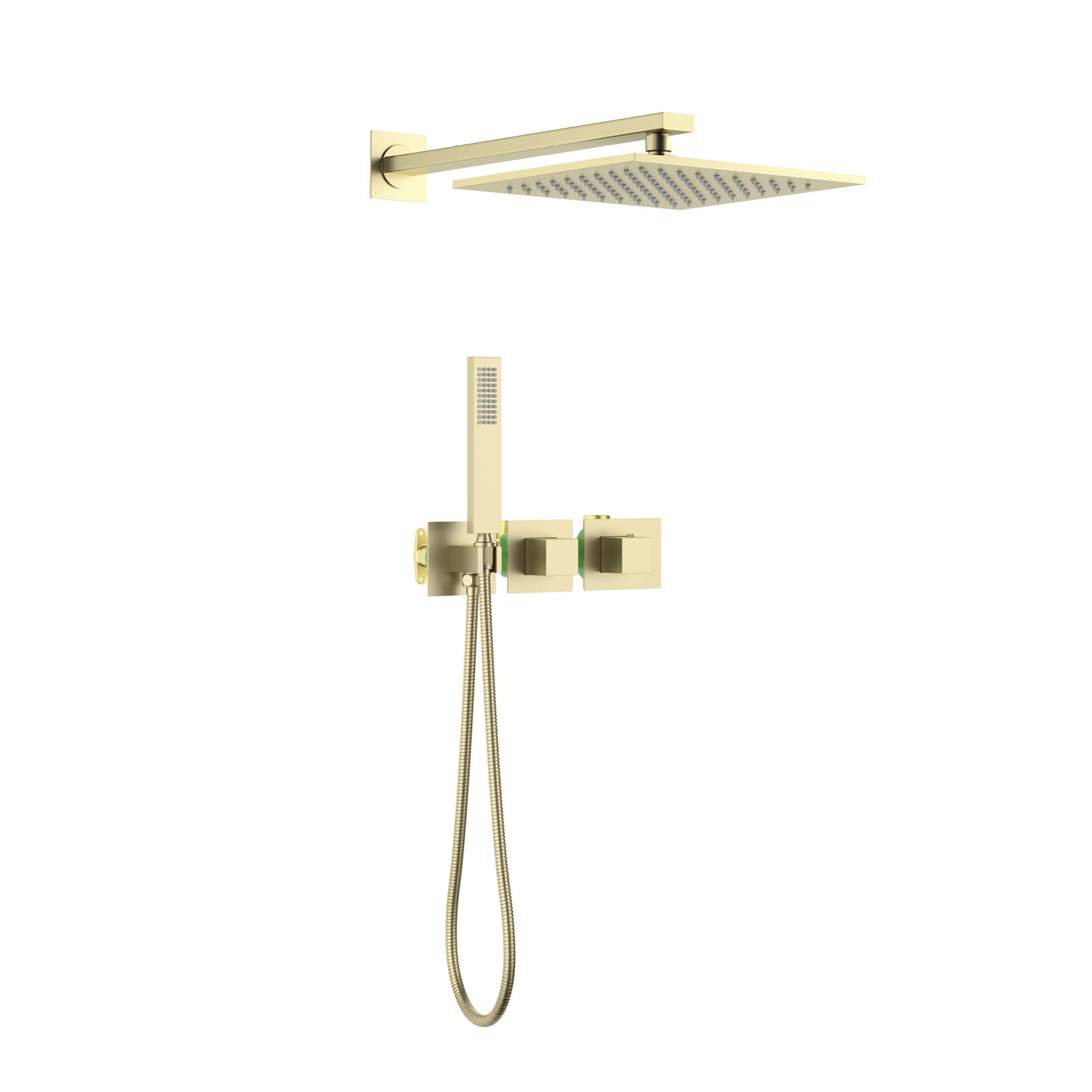 Quadra 2 Way Thermostatic Shower System With Rough-in Valve