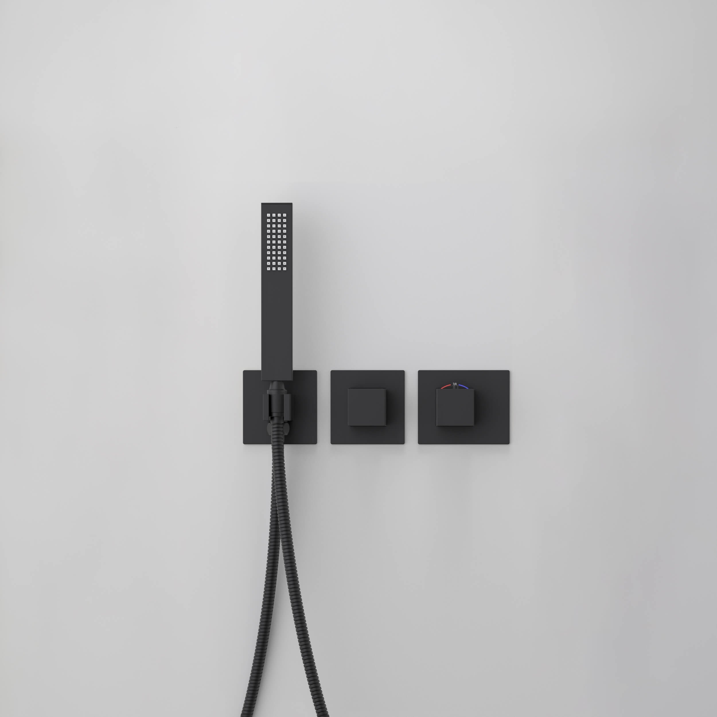 Quadra 2 Way Thermostatic Shower System With Rough-in Valve