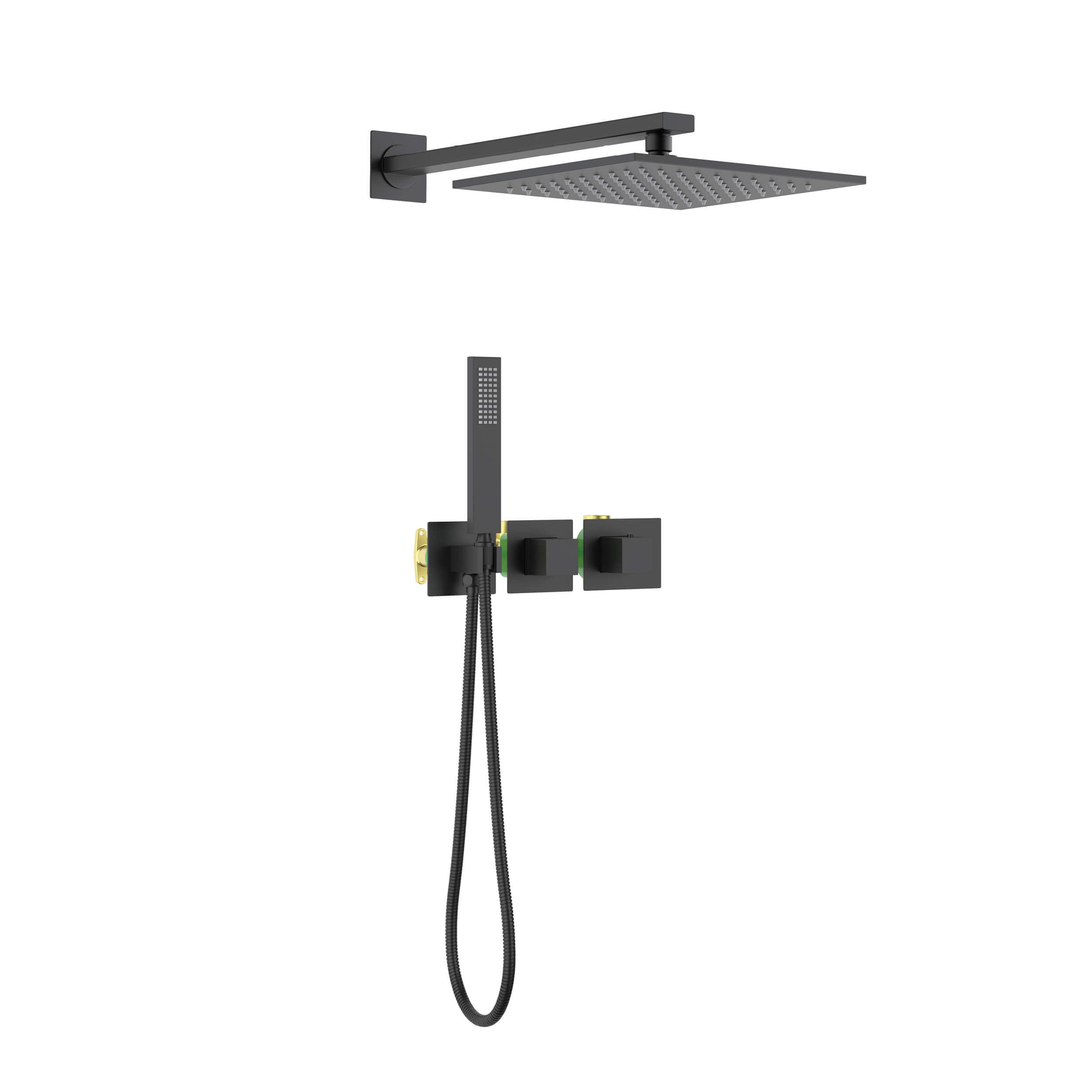Quadra 2 Way Thermostatic Shower System With Rough-in Valve