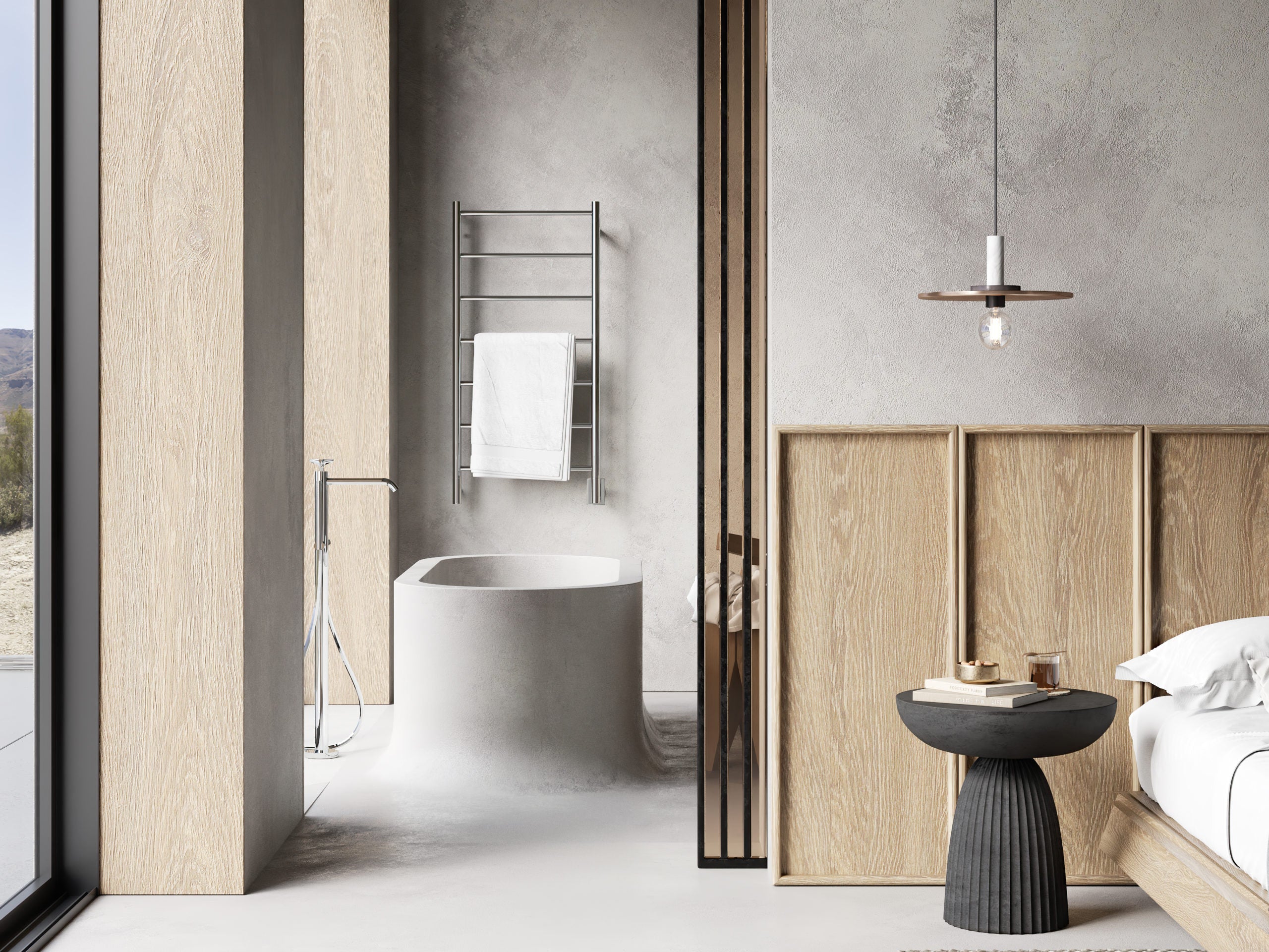 Jeeves Model F Straight 7 Bar Hardwired Drying Rack