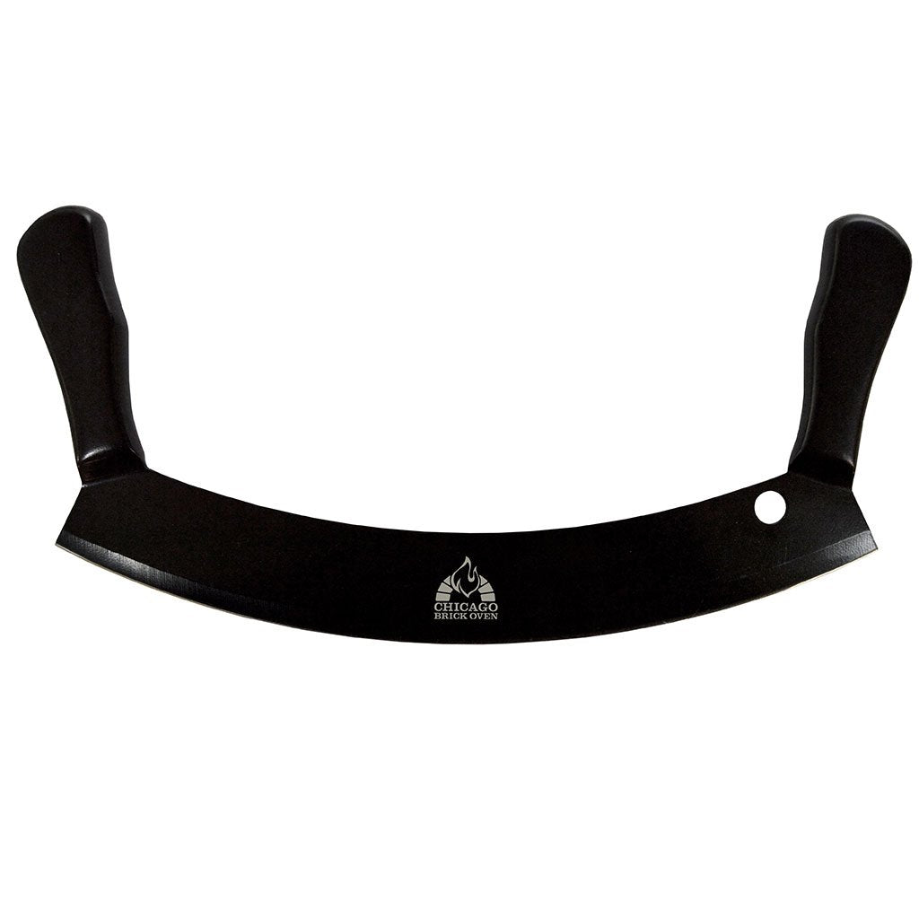 Heavy-Duty Rocker Titanium Pizza Cutter and Sheath Set