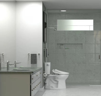 TOTO WASHLET A2 – SW3004 Elongated Electronic Bidet Seat with Side Panel