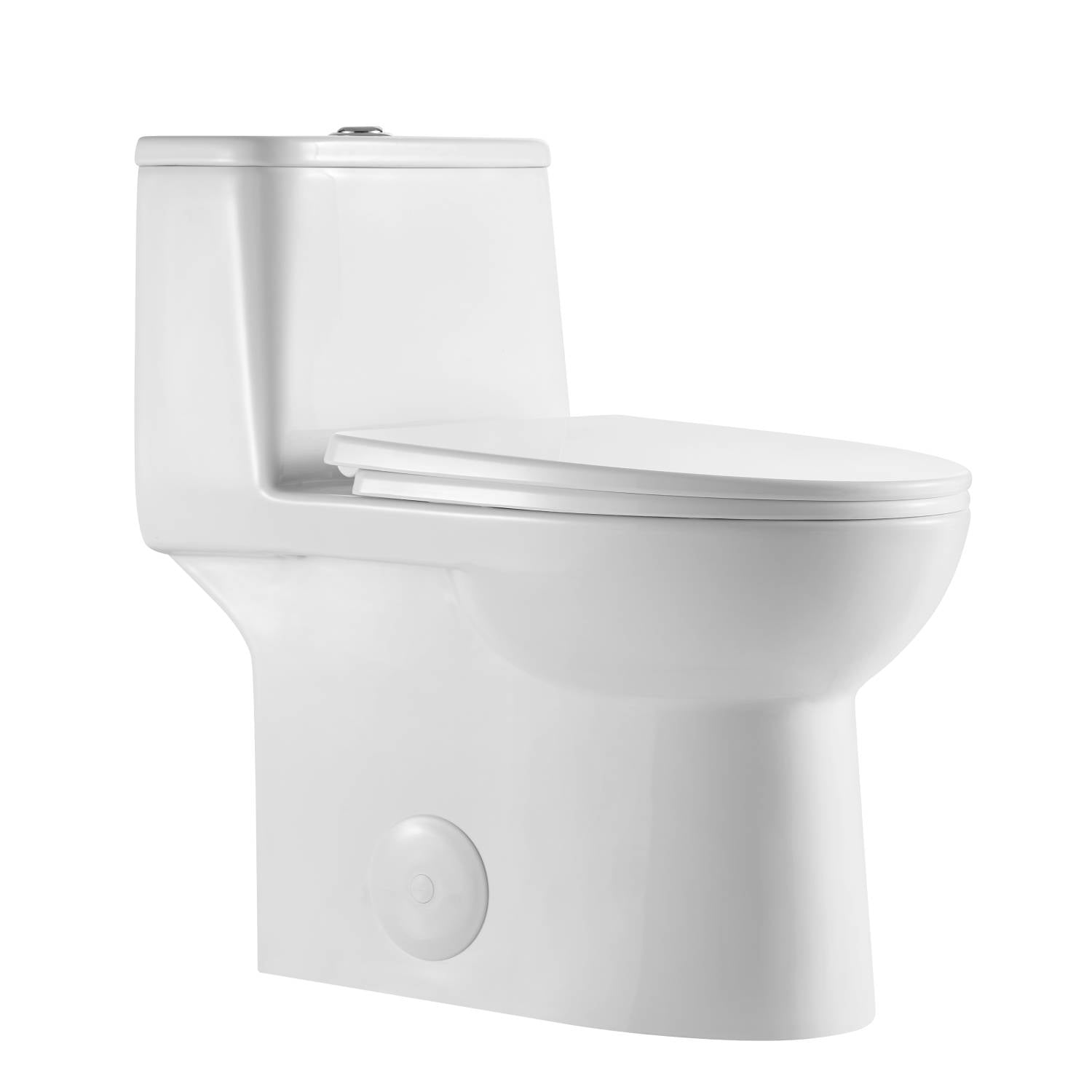 Blossom One Piece Toilet T9 03 – ADA Height Dual Flush Nano Glaze Design