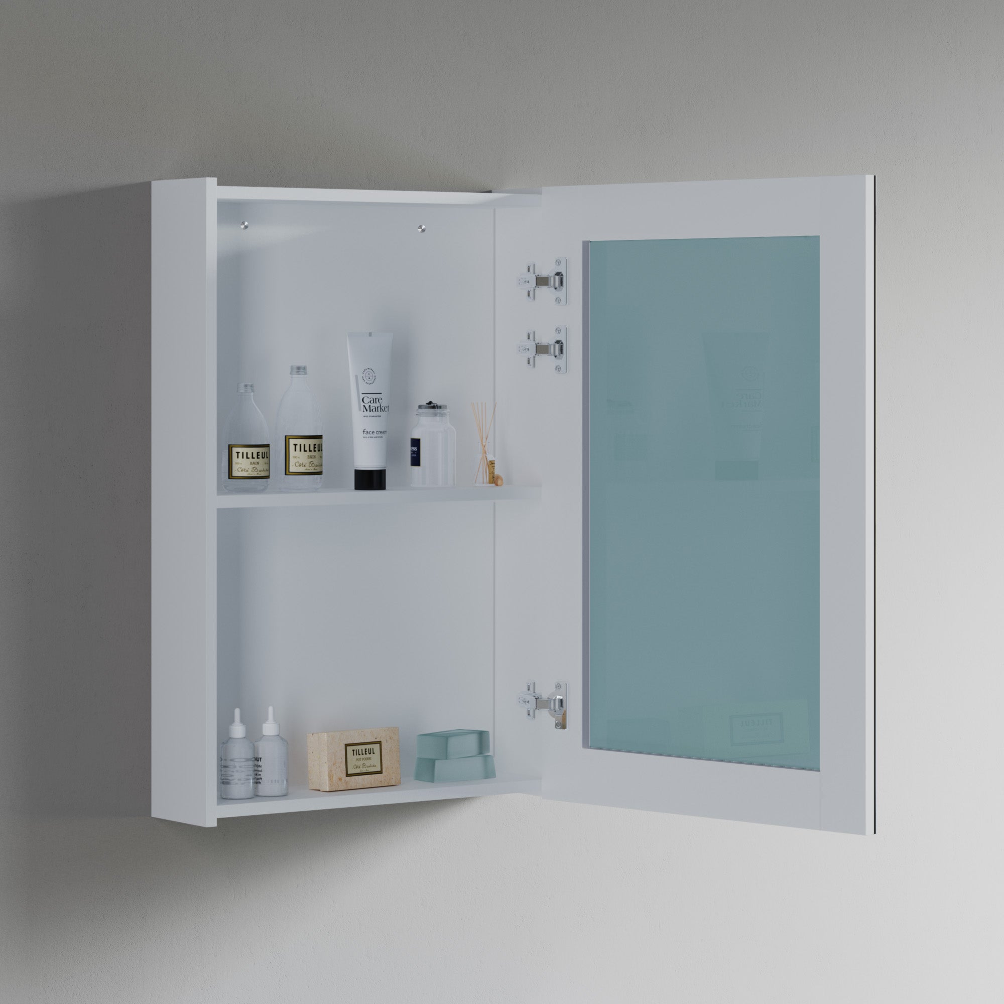 Wooden Mirror Medicine Cabinet - 000 2131 01M