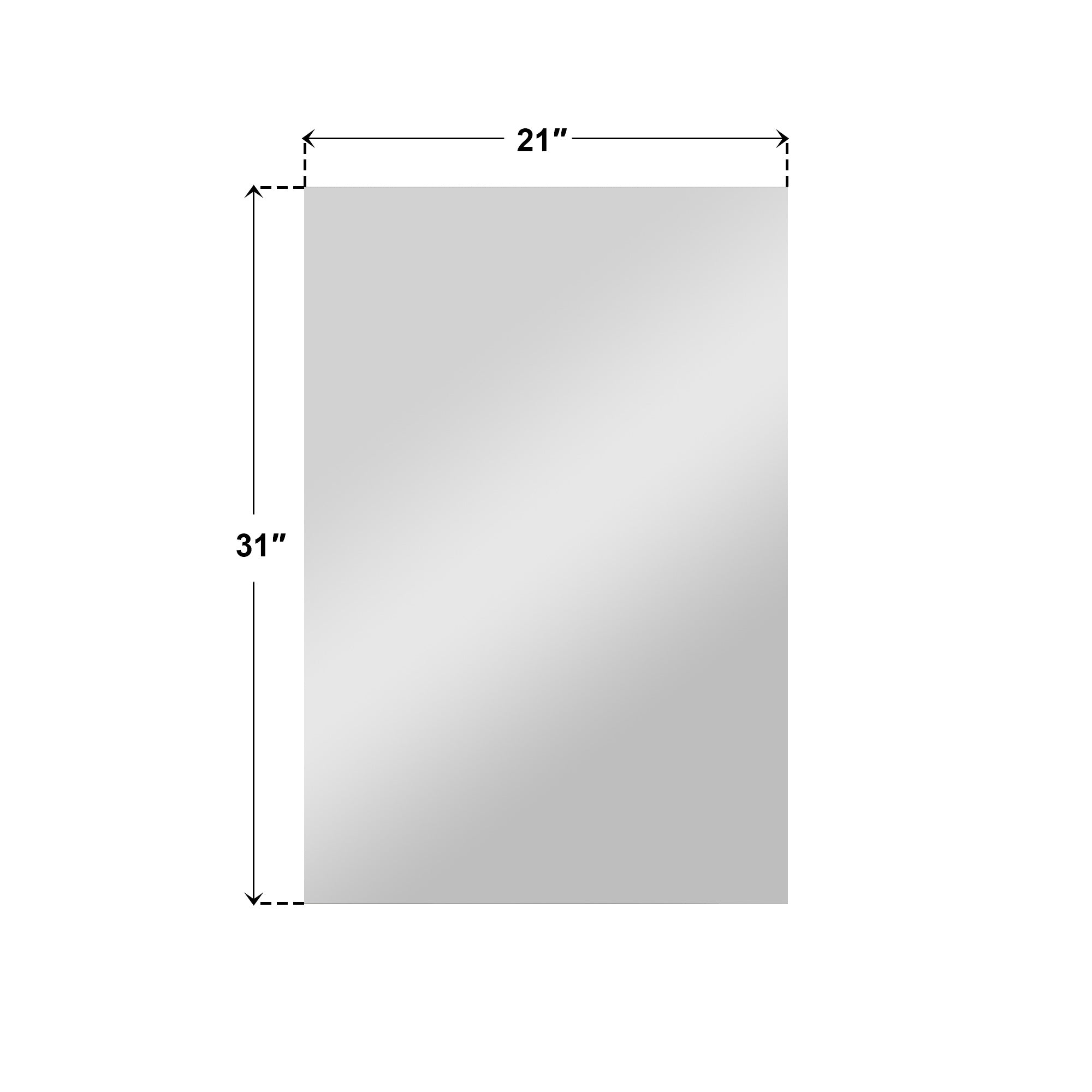 Wooden Mirror Medicine Cabinet - 000 2131 01M