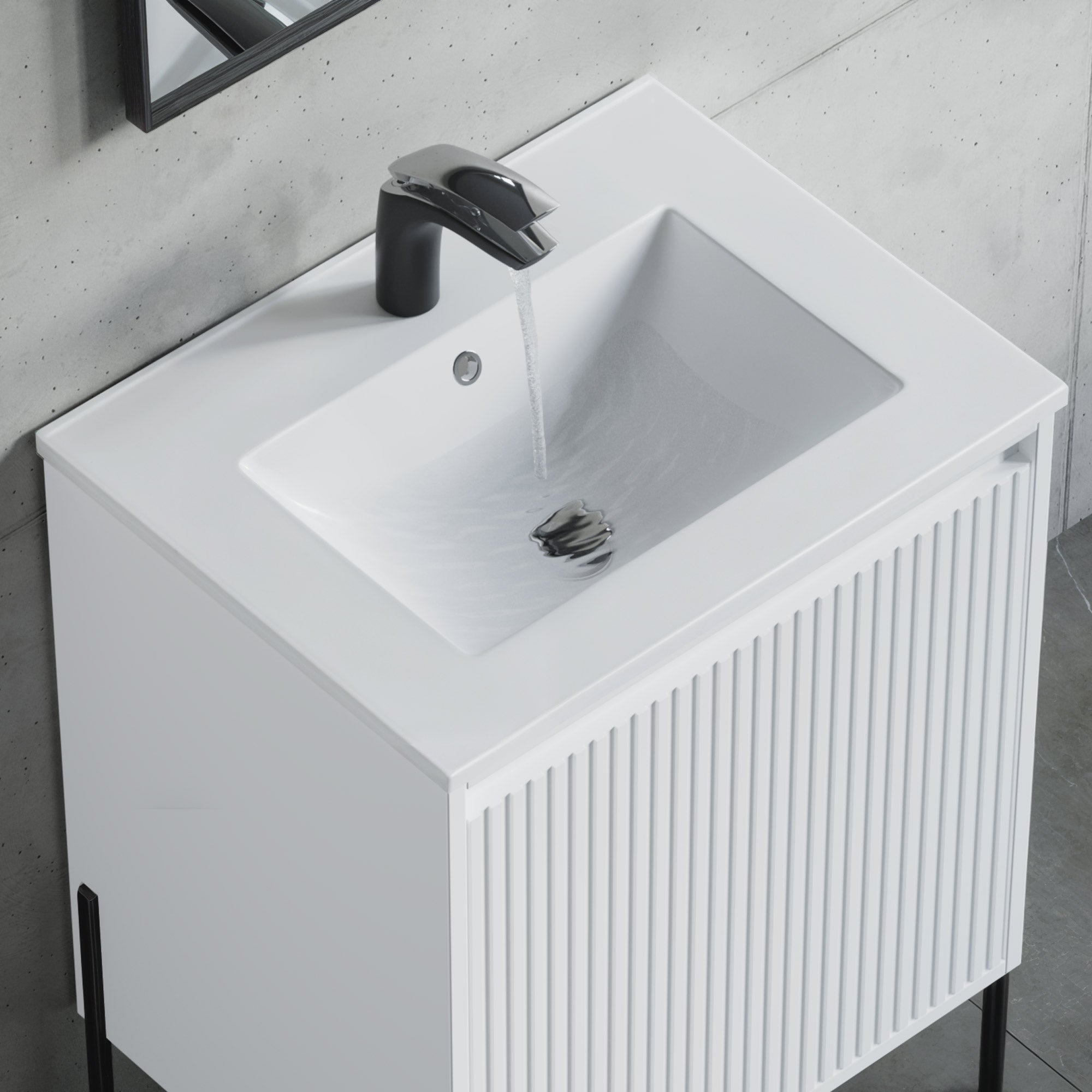 Topmount Bathroom Ceramic Basin 000 2418B