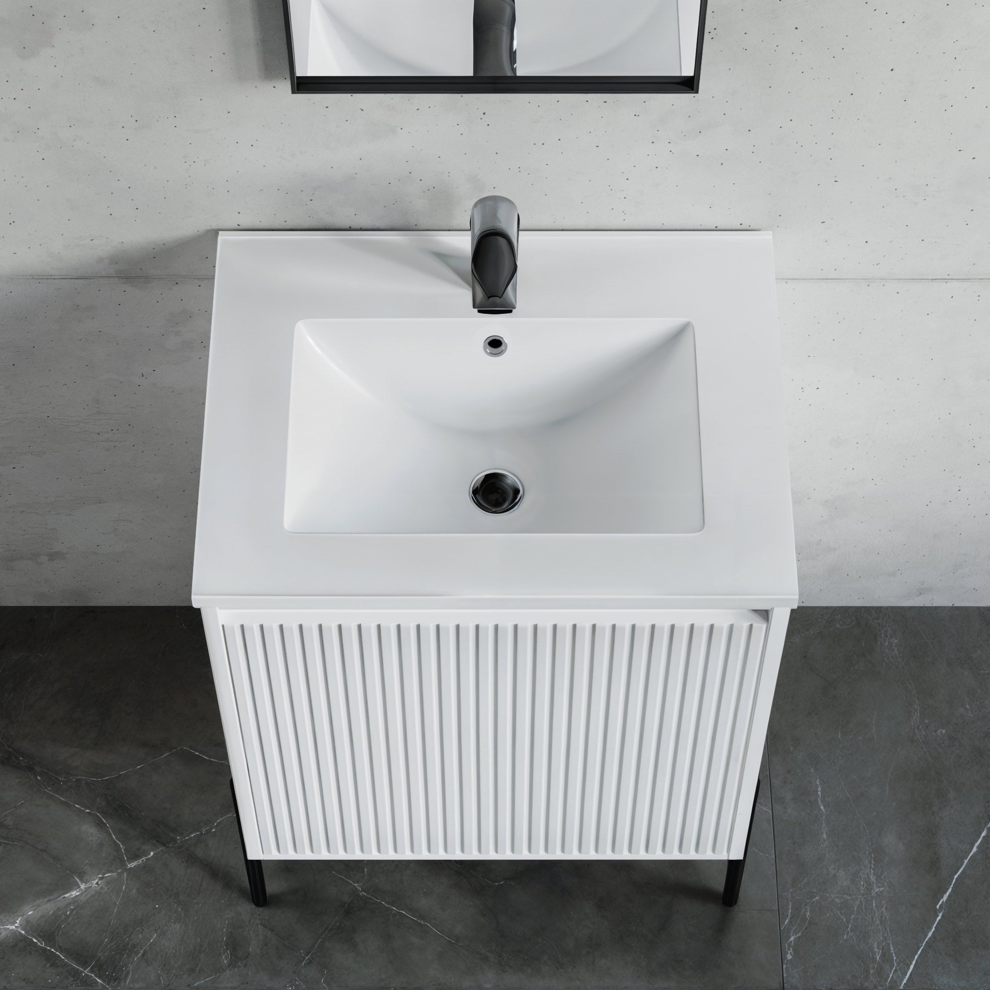 Topmount Bathroom Ceramic Basin 000 2418B