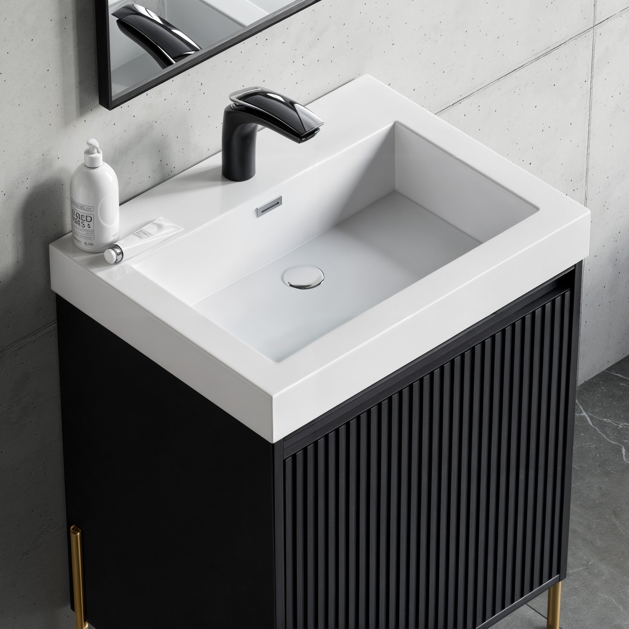 Topmount Bathroom Resin Basin 000 2418BP