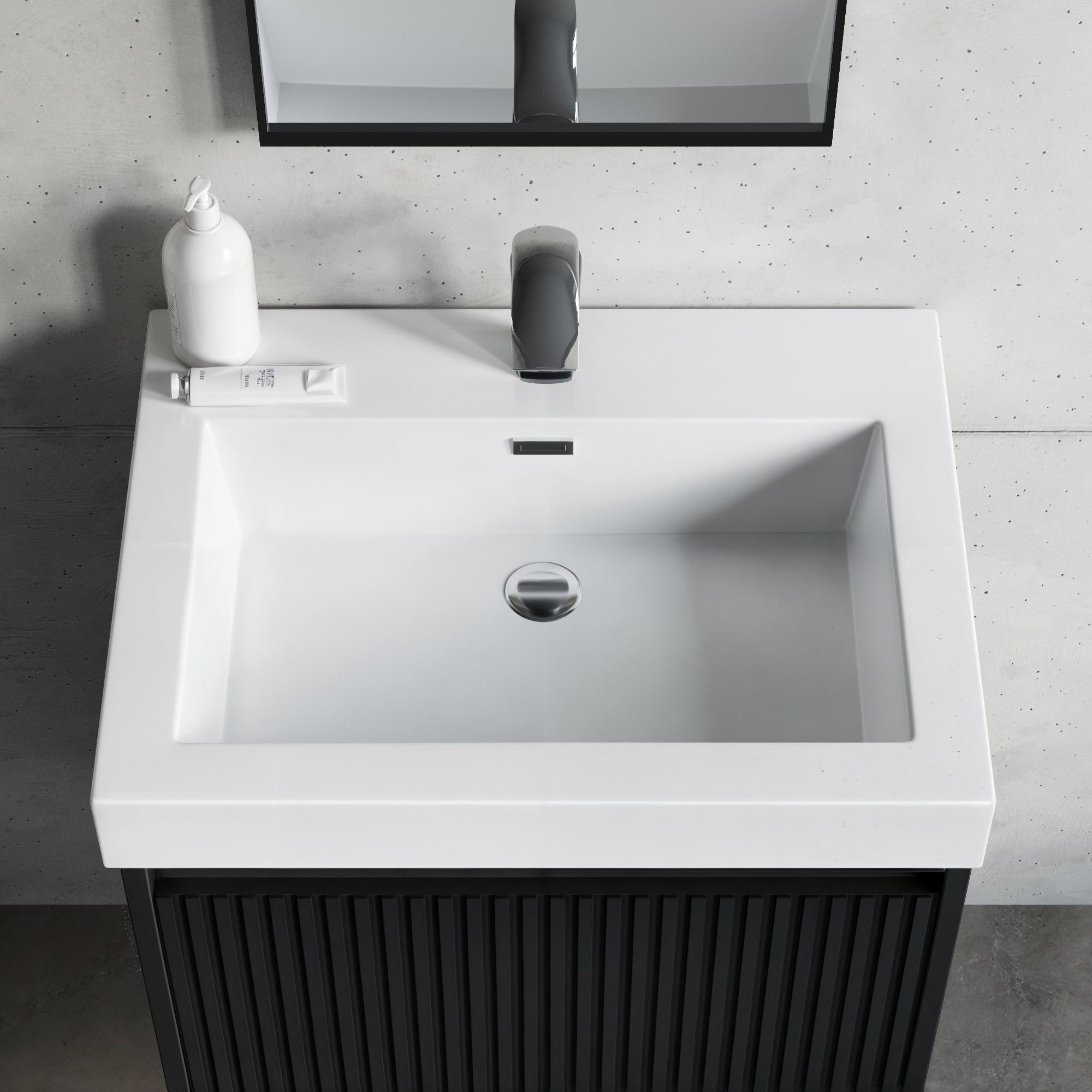 Topmount Bathroom Resin Basin 000 2418BP