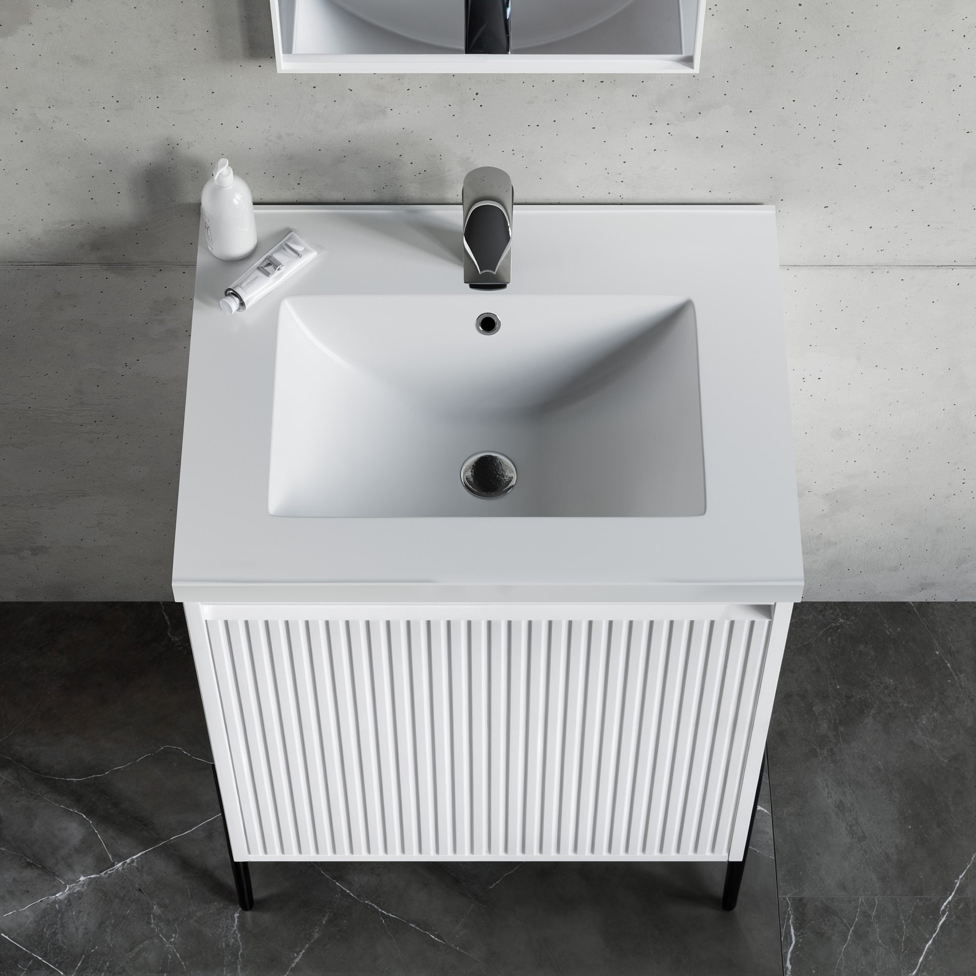 Topmount Bathroom Ceramic Basin 000 2418BT