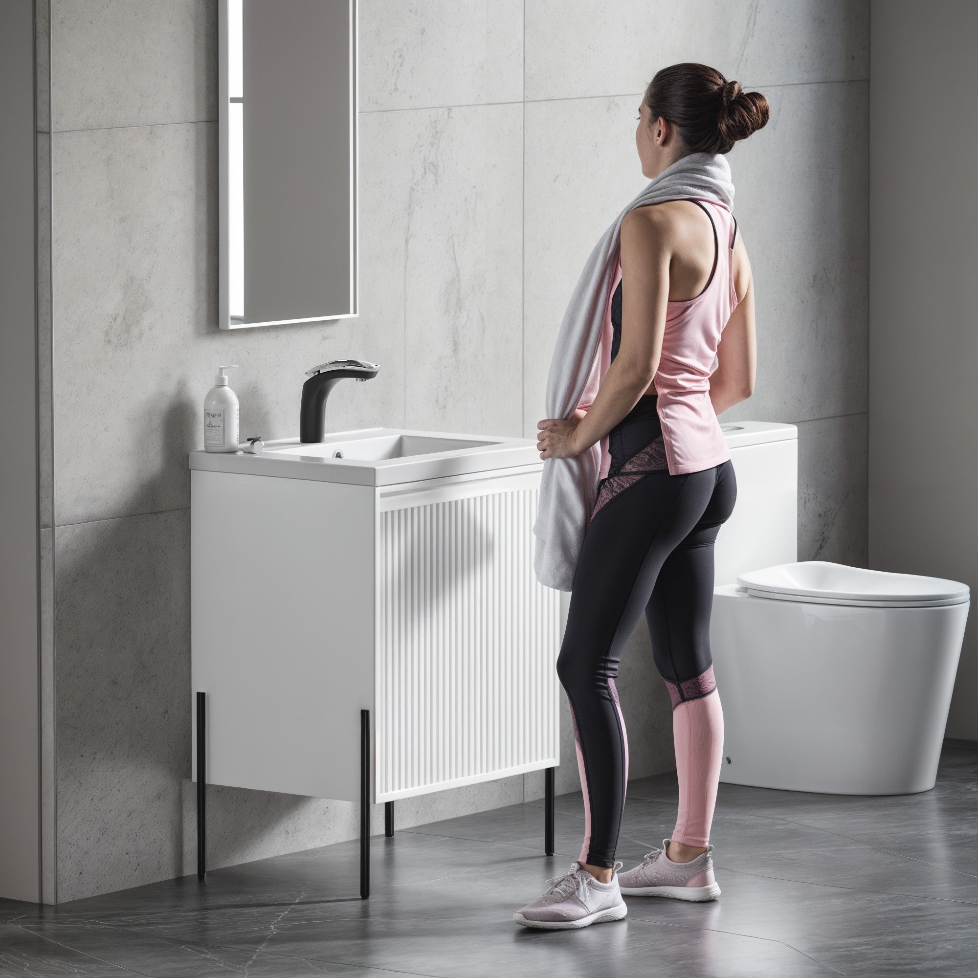 Topmount Bathroom Ceramic Basin 000 2418BT