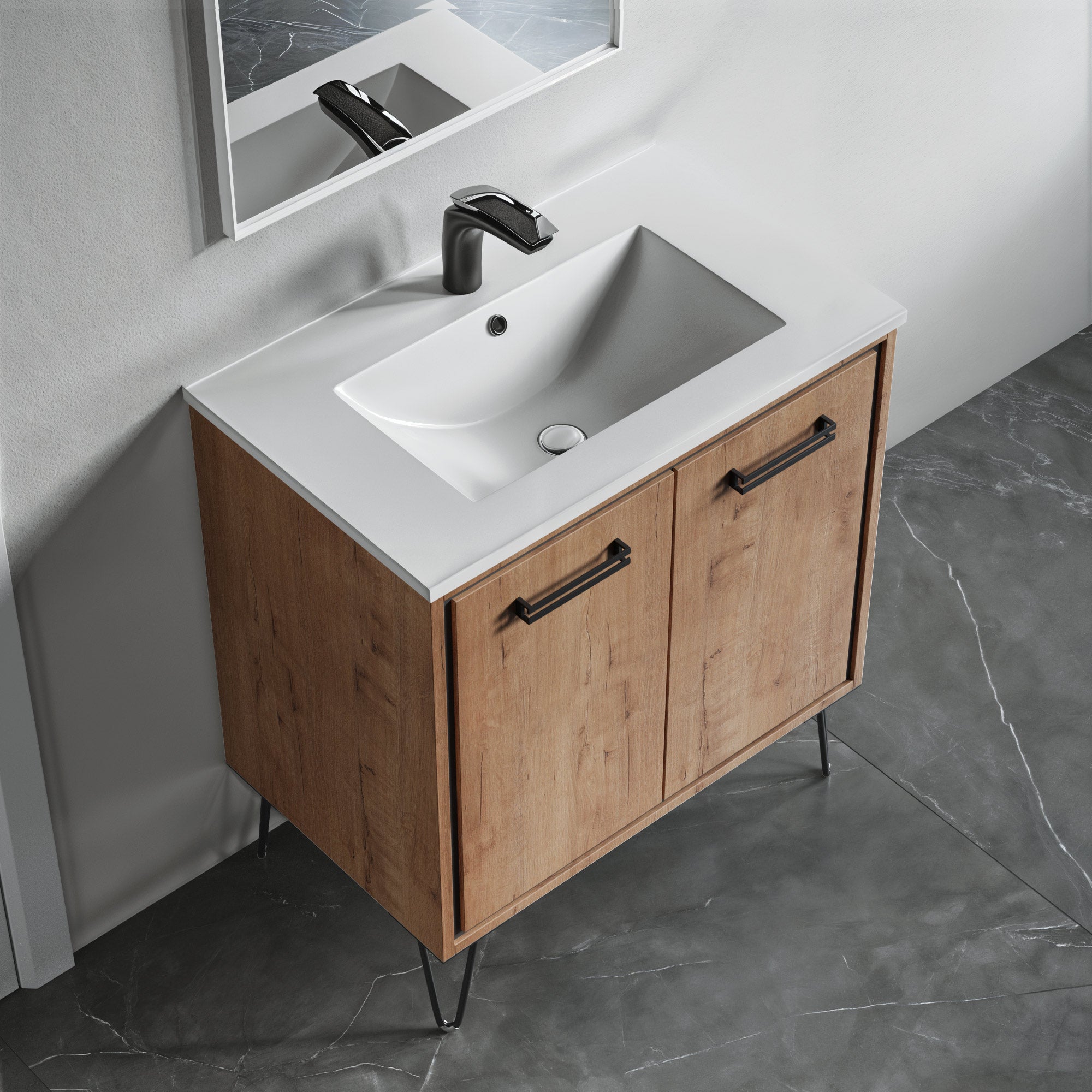 Topmount Bathroom Ceramic Basin 000 3018B