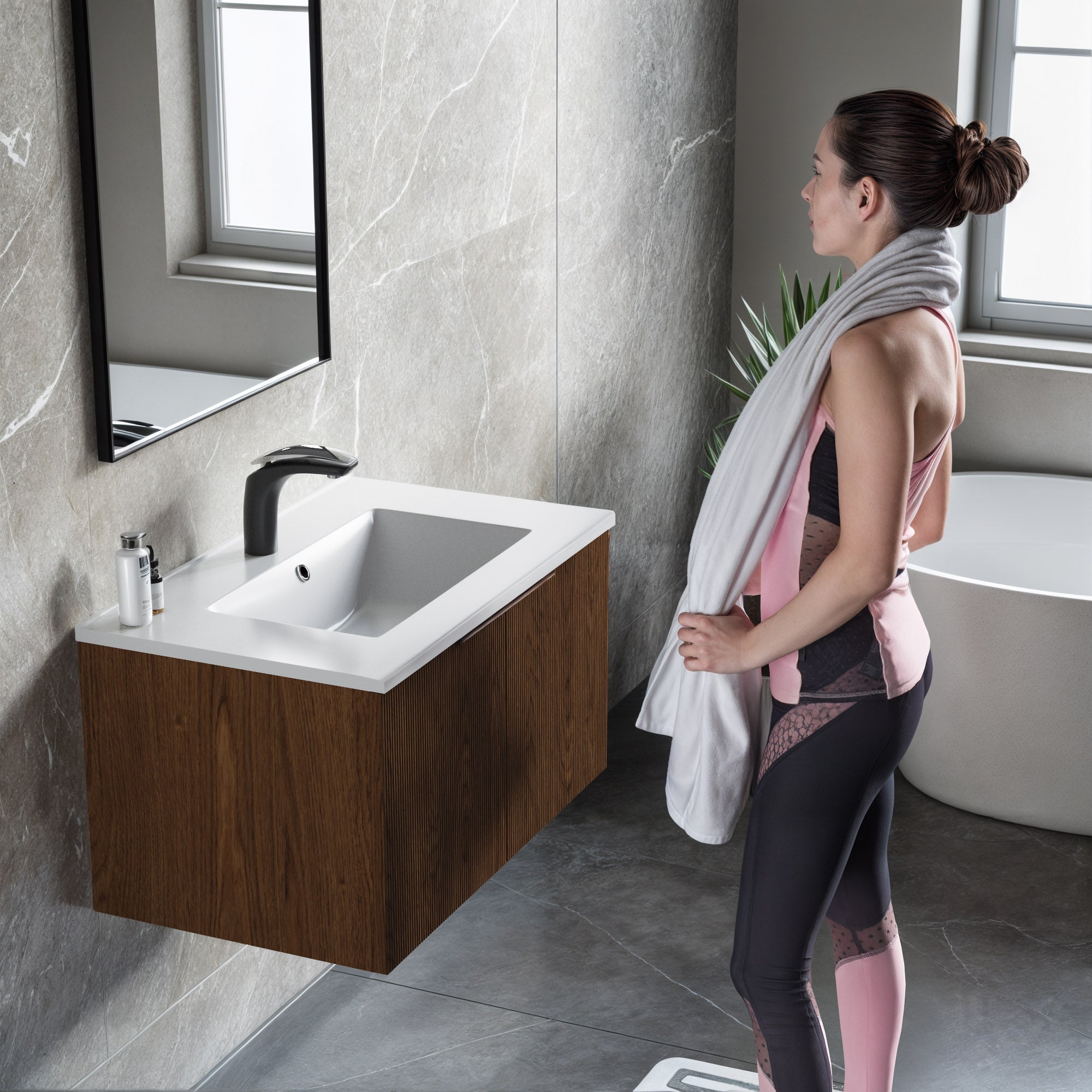 Topmount Bathroom Ceramic Basin 000 3018B