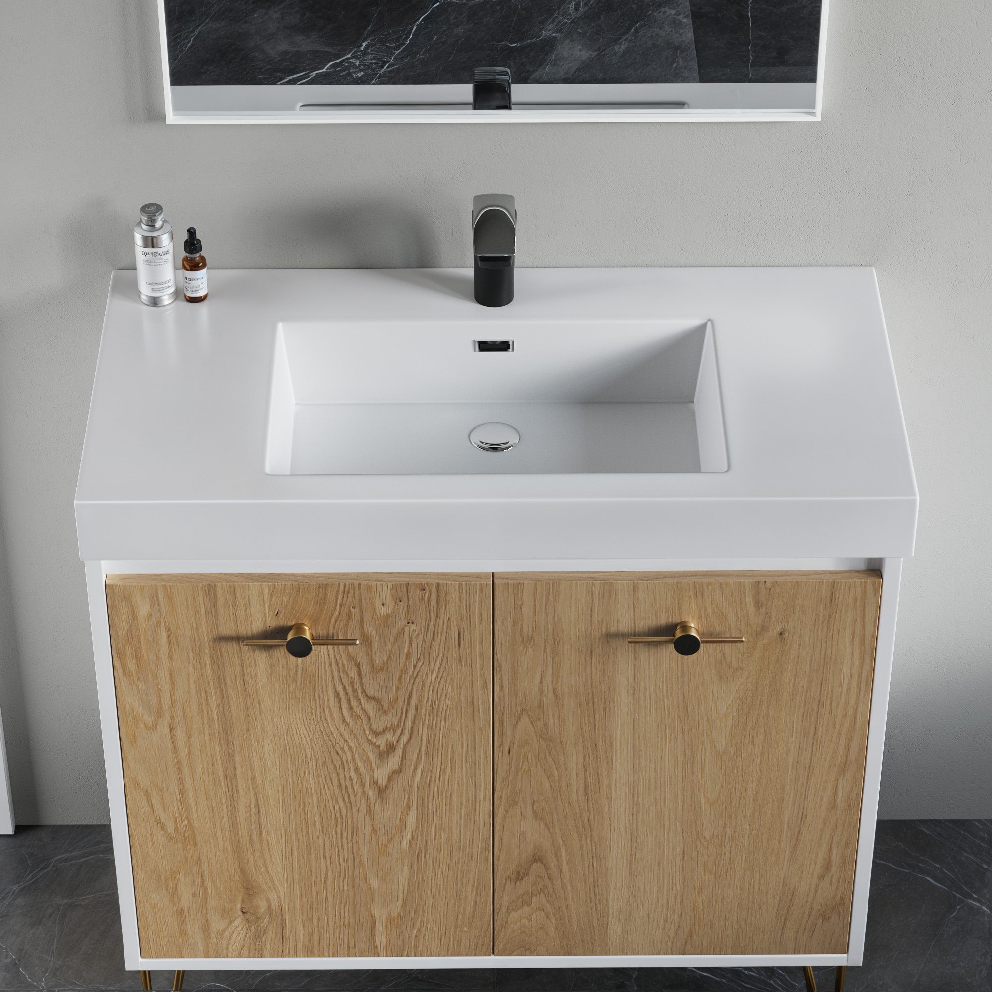 Topmount Bathroom Resin Basin 000 3618BP