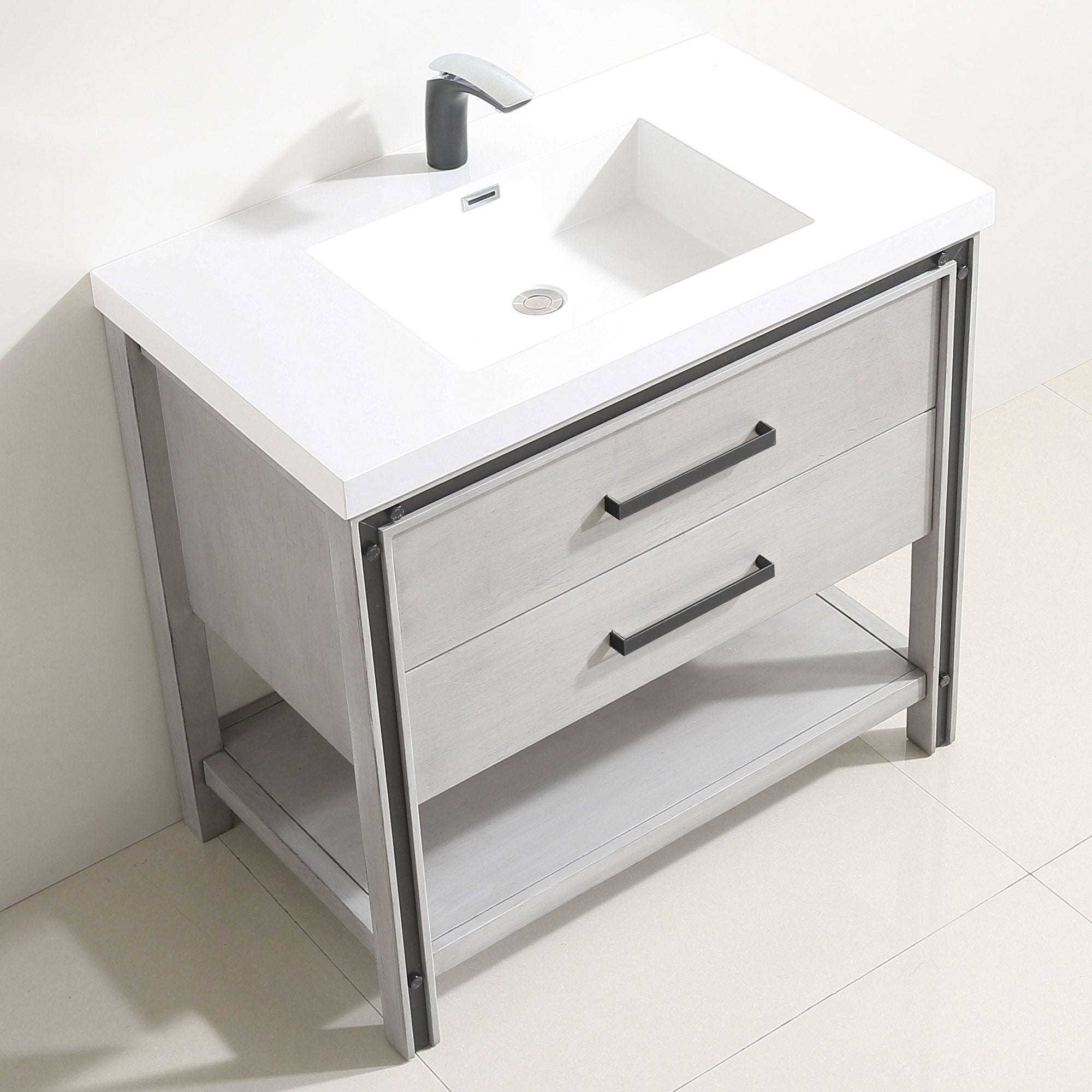 Topmount Bathroom Resin Basin 000 3722BP