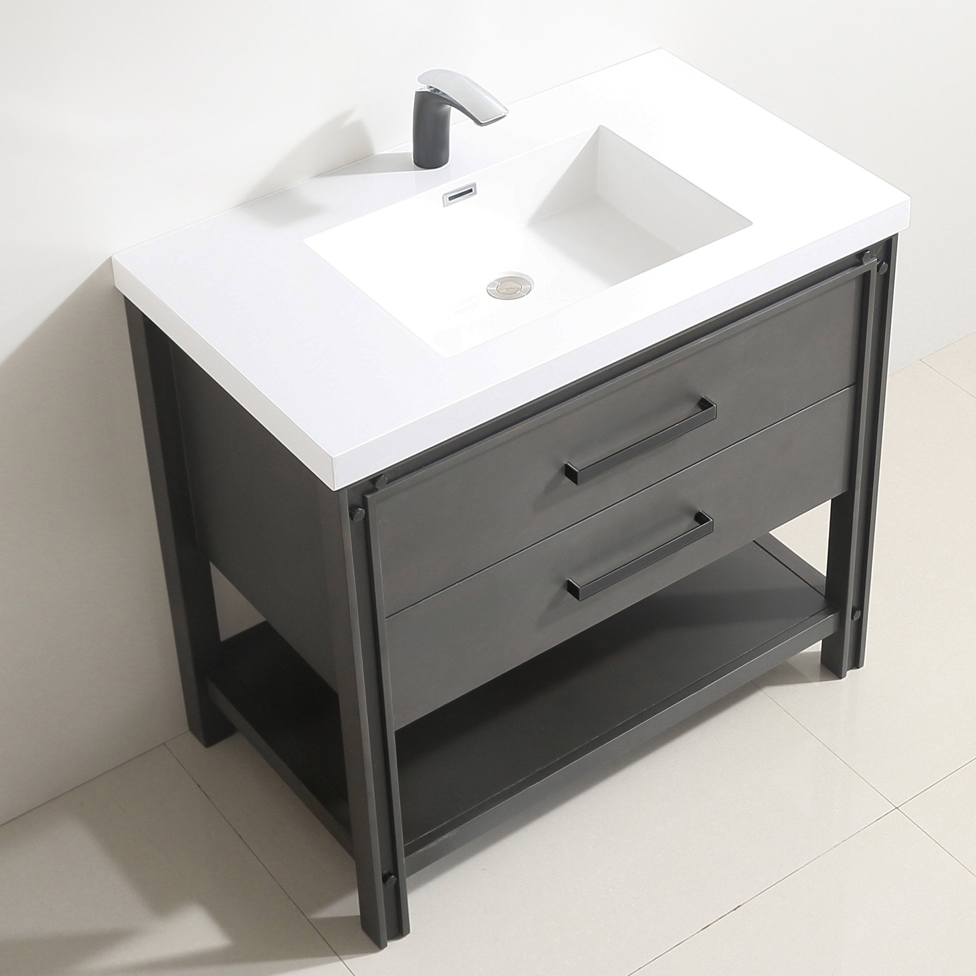 Topmount Bathroom Resin Basin 000 3722BP