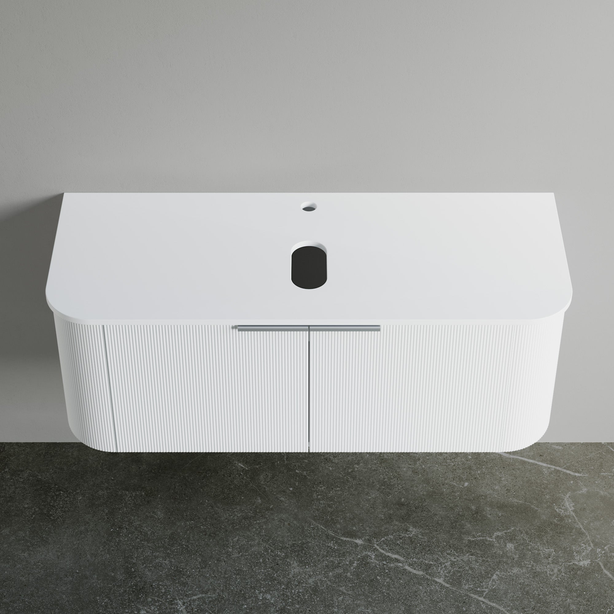 Sintered Stone Rounded Vessel Sink Top-000 4818 01CR
