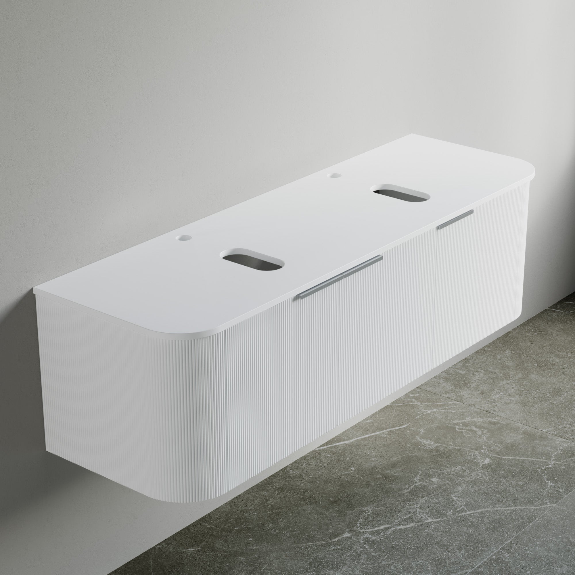 Sintered Stone Rounded Vessel Sink Top-000 6018 01CR