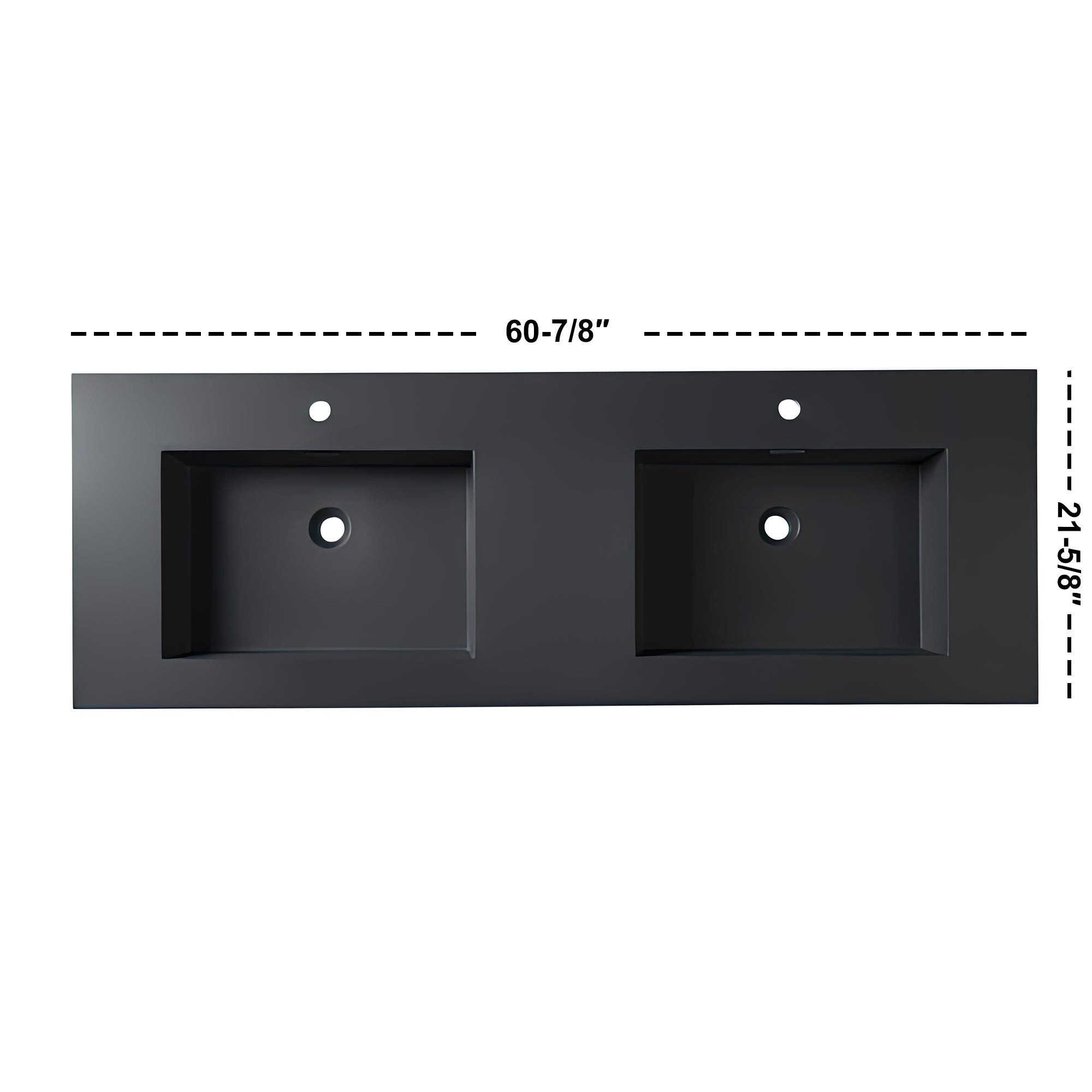 Topmount Bathroom Resin Basin 000 6122BP-MG