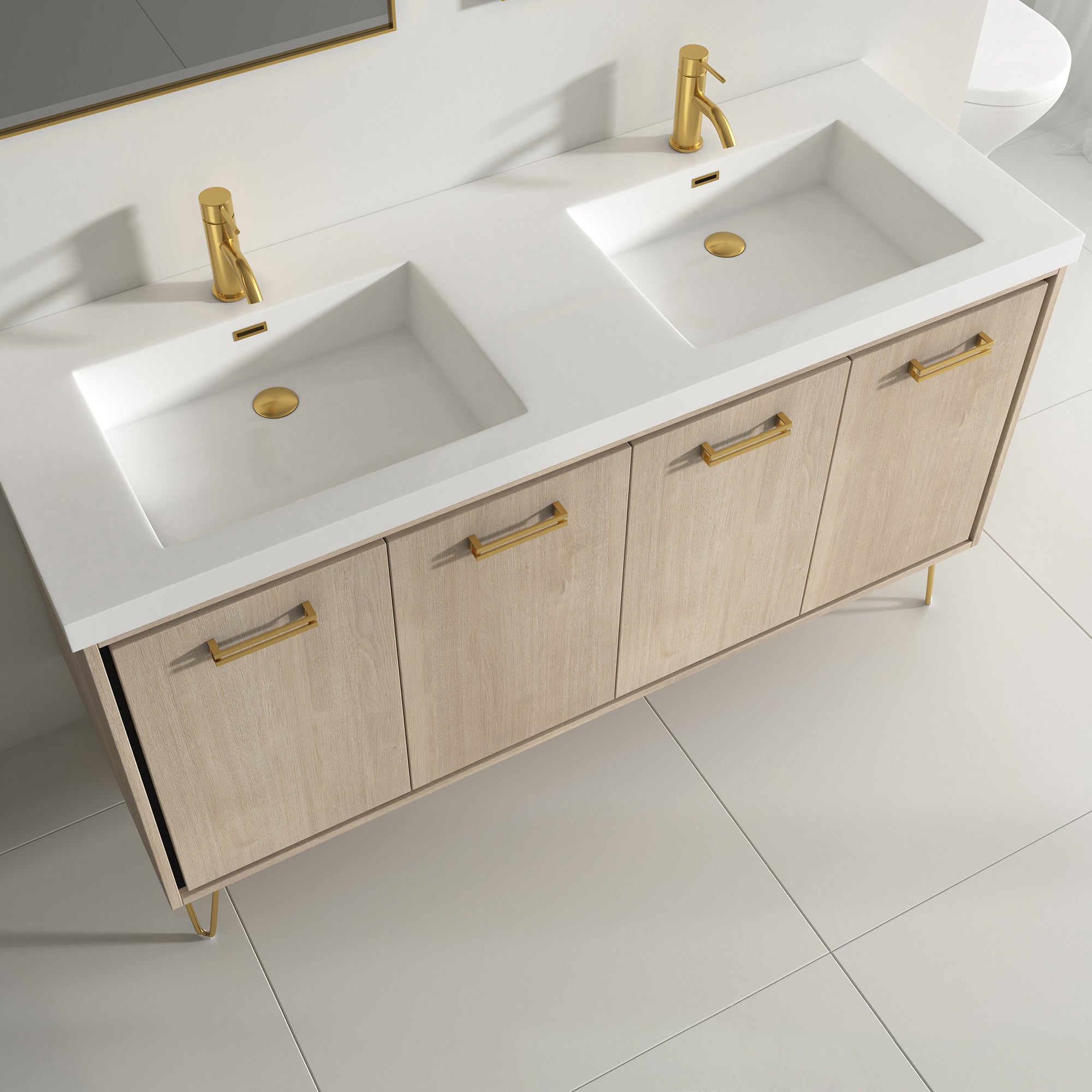 Topmount Bathroom Resin Basin 000 6122BP