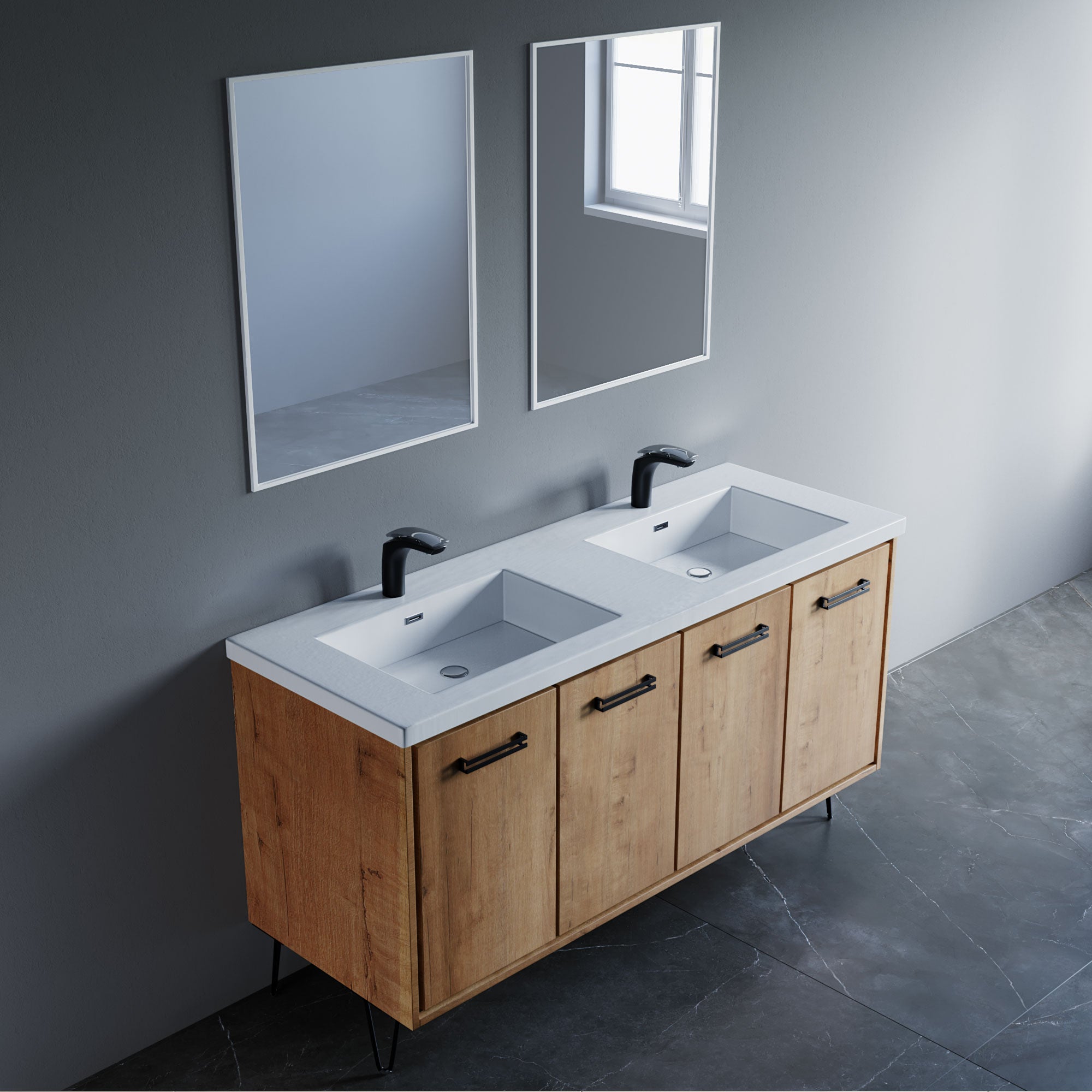 Topmount Bathroom Resin Basin 000 6122BP