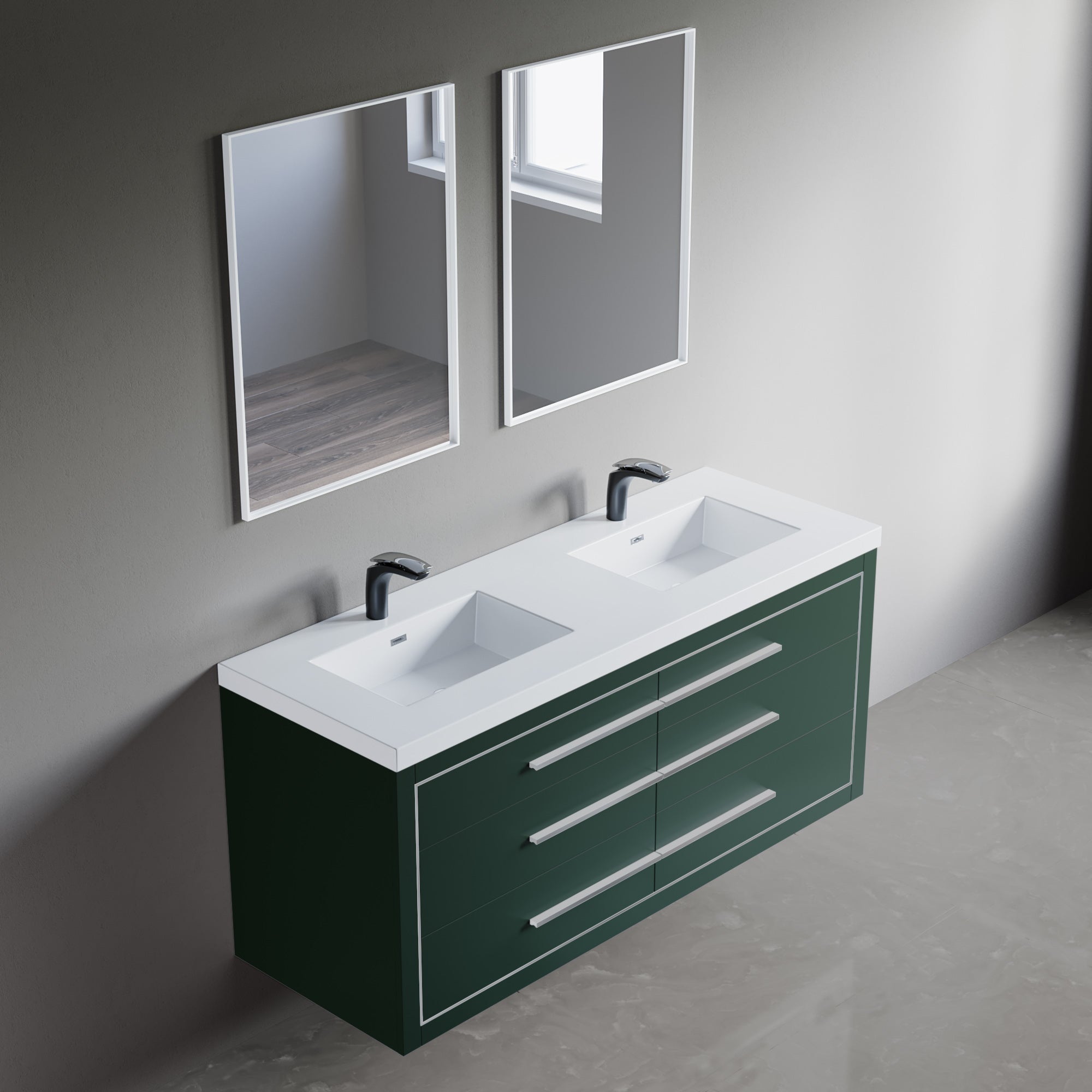 Topmount Bathroom Resin Basin 000 6122BP