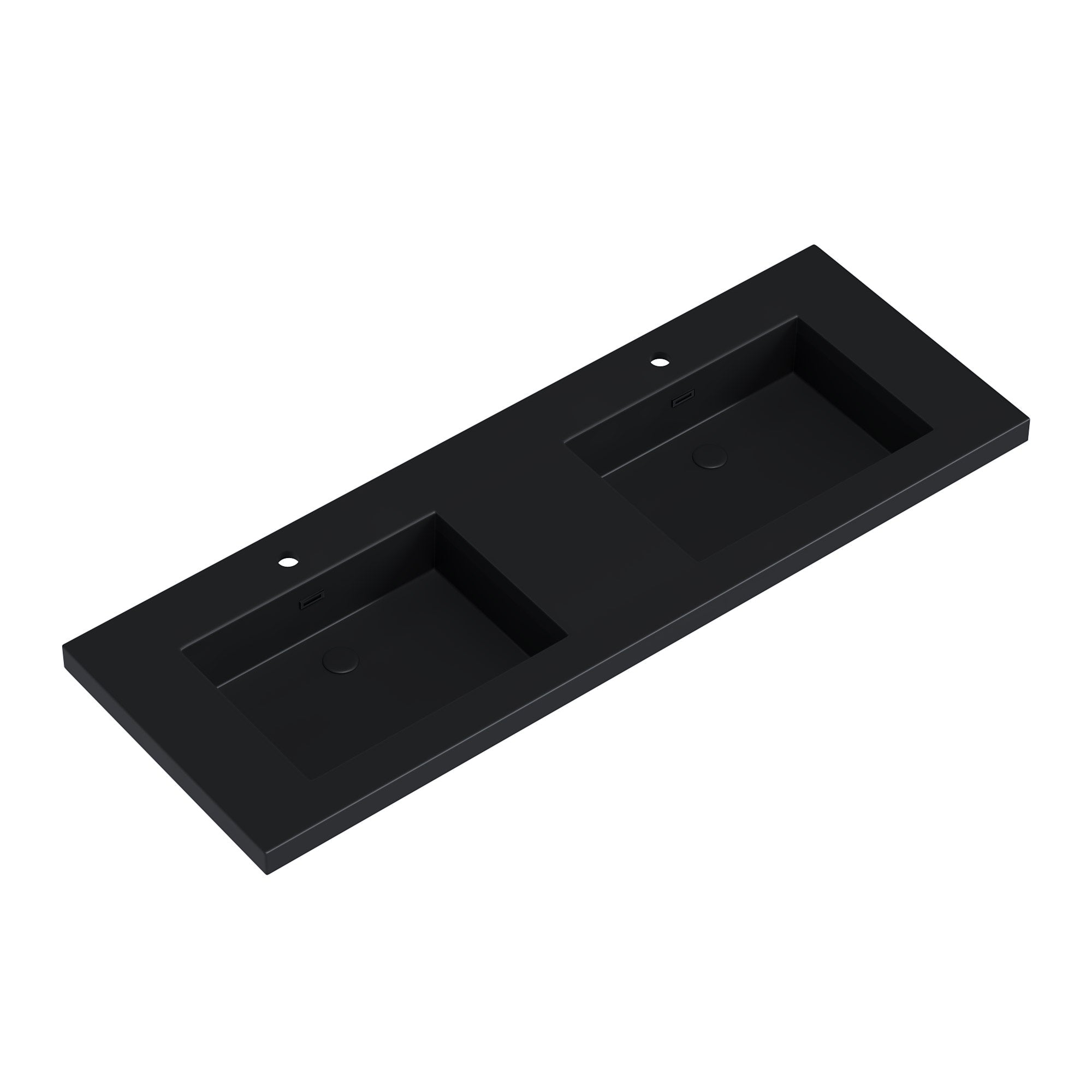 Topmount Bathroom Black Resin Basin 000 6122BP-BL