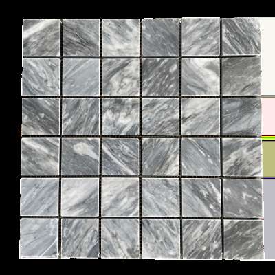 Bardiglio Marble Mosaic Polished Square 2x2