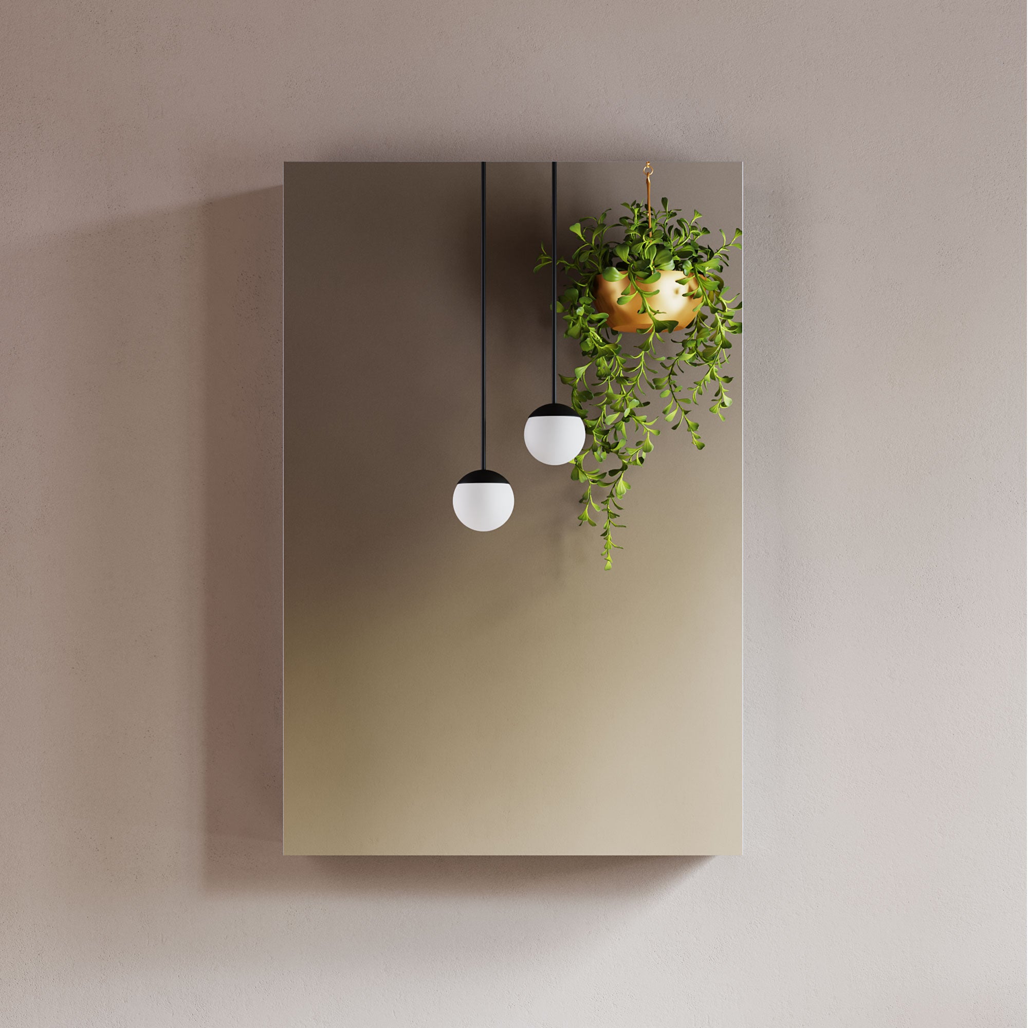 Wooden Mirror Medicine Cabinet - 000 2131 01M