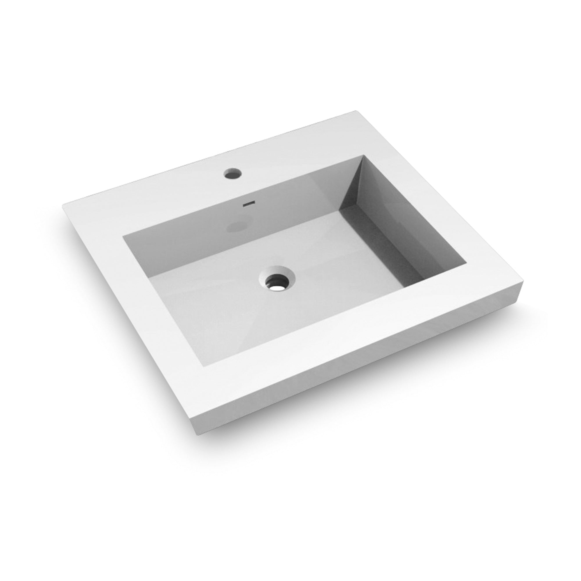 Topmount Bathroom Resin Basin 000 2522BP