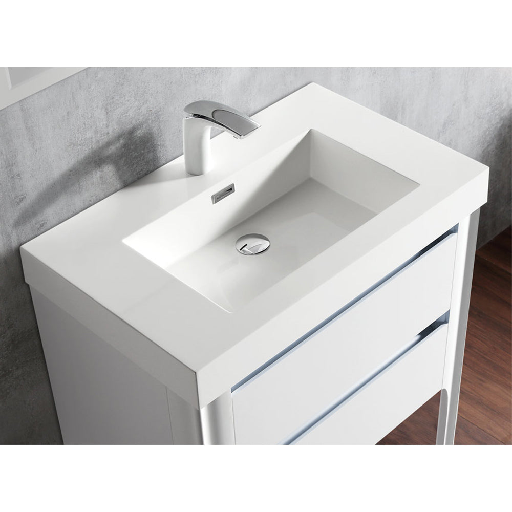 Topmount Bathroom Resin Basin 000 3018BP