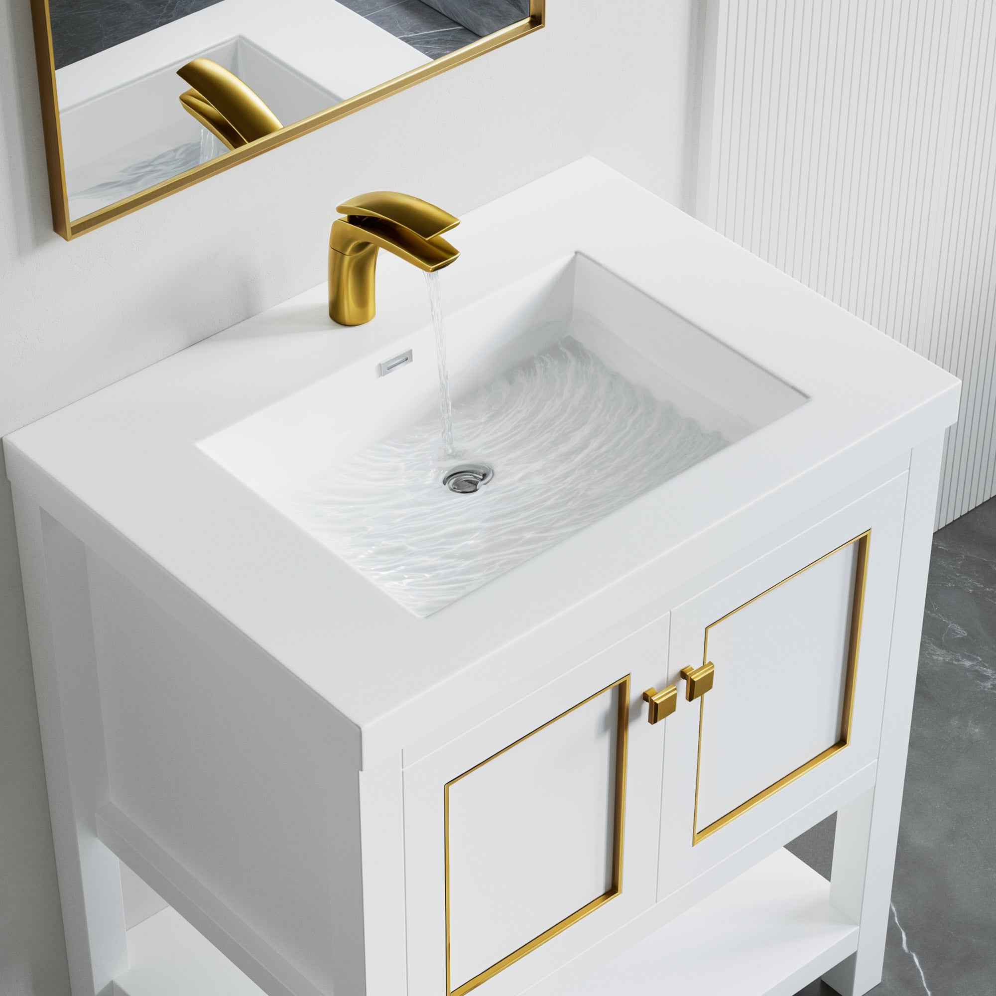 Topmount Bathroom Resin Basin 000 3122BP
