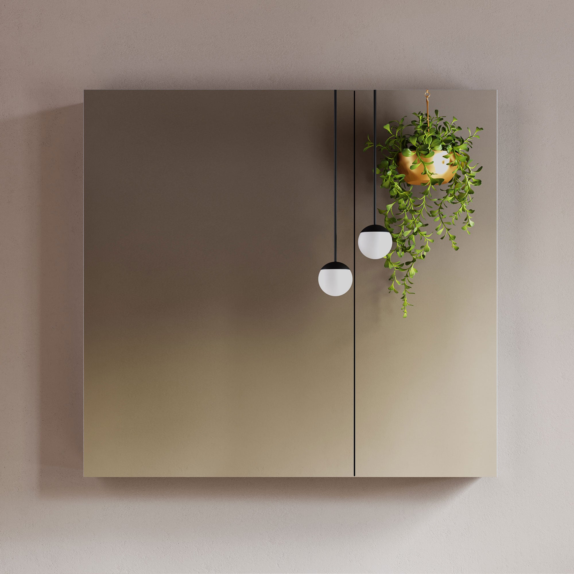 Wooden Mirror Medicine Cabinet - 000 3331 01M