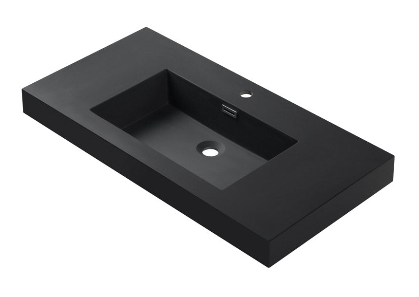 Topmount Bathroom Resin Basin 000 3618BP-MG