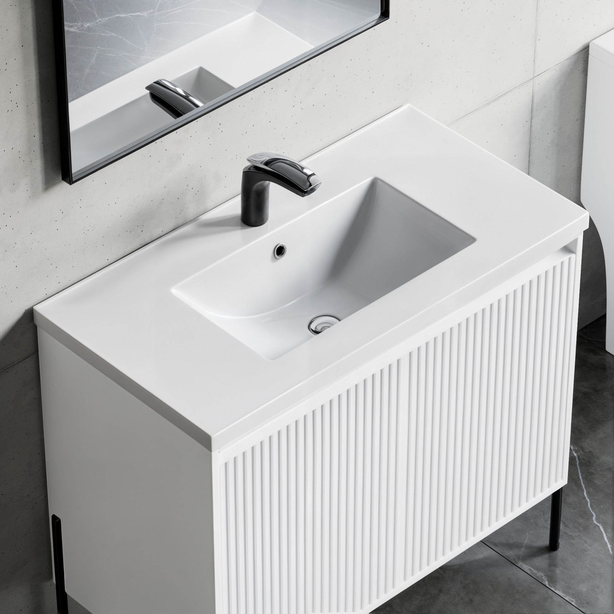 Topmount Bathroom Ceramic Basin 000 3618BT