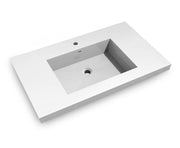 Topmount Bathroom Resin Basin 000 3722BP