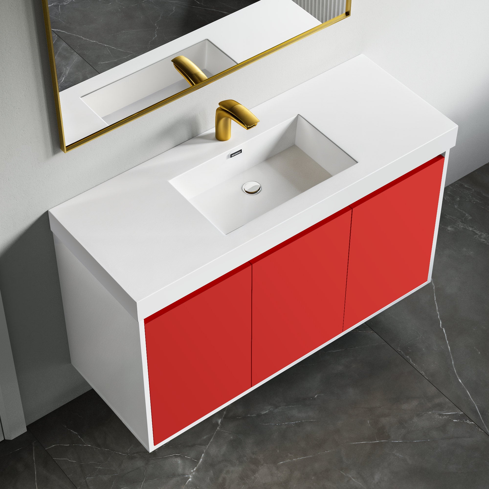 Topmount Bathroom Resin Basin 000 4818BP-S