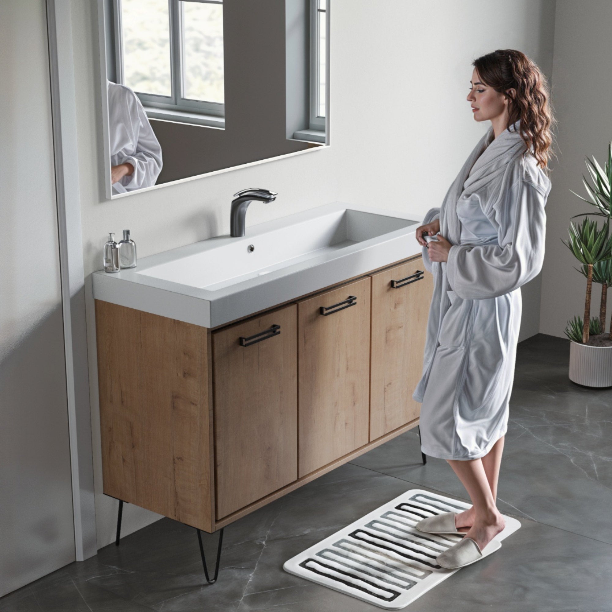 Topmount Bathroom Resin Basin 000 4818BP-RS