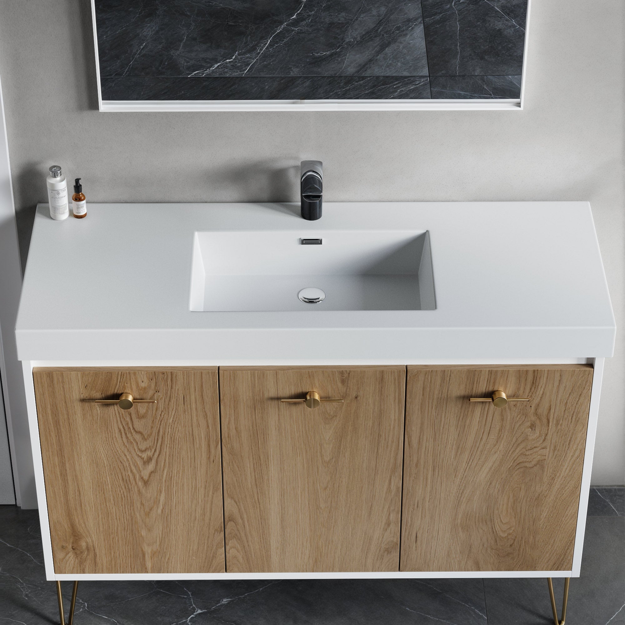 Topmount Bathroom Resin Basin 000 4818BP-S