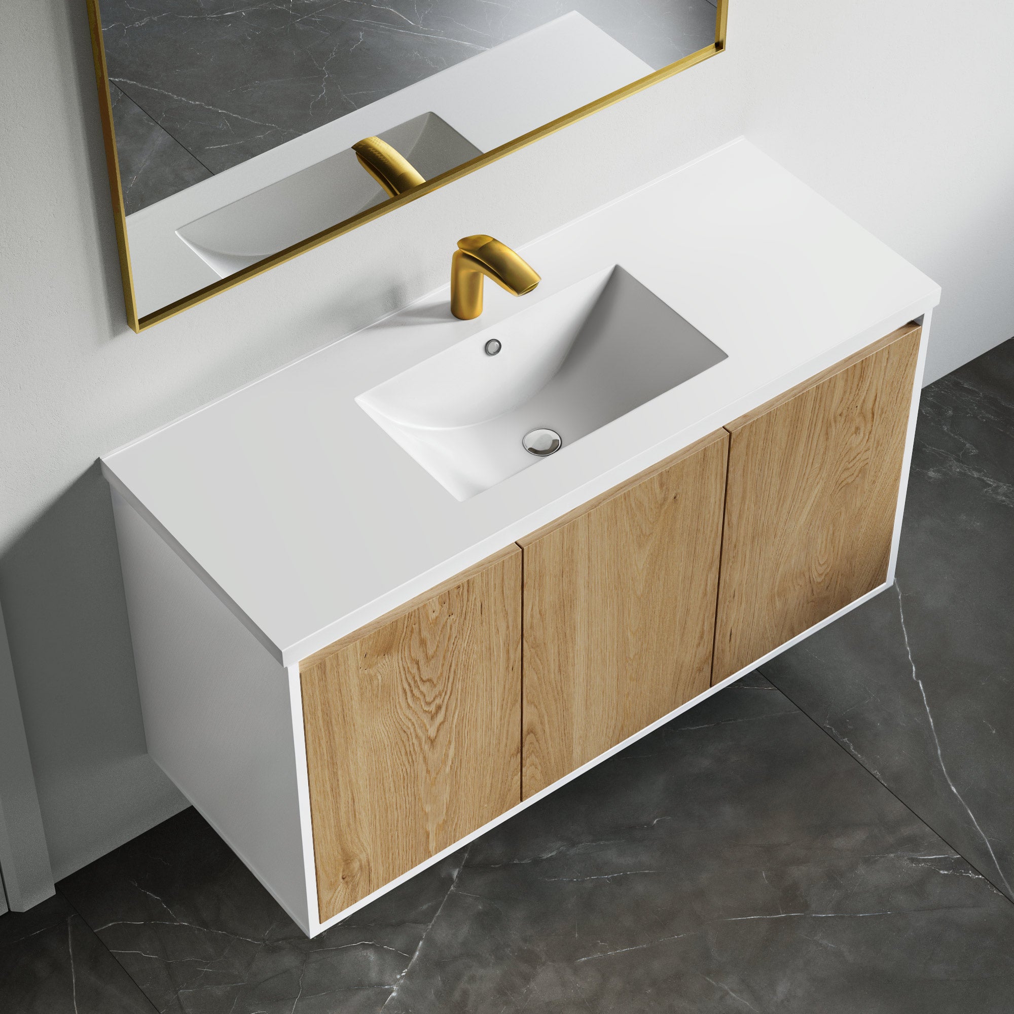 Topmount Bathroom Ceramic Basin 000 4818BT